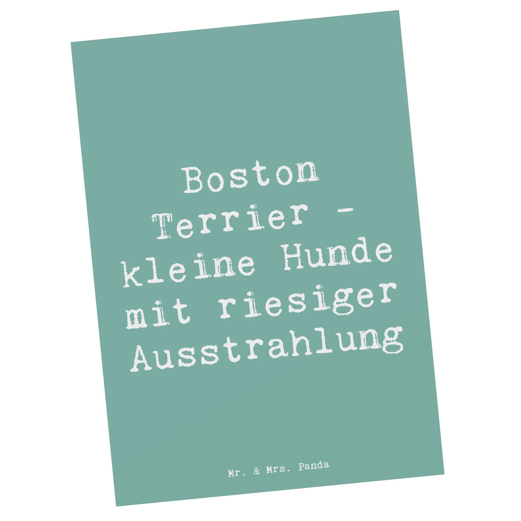 Postkarte Spruch Boston Terrier Postkarte, Karte, Geschenkkarte, Grußkarte, Einladung, Ansichtskarte, Geburtstagskarte, Einladungskarte, Dankeskarte, Ansichtskarten, Einladung Geburtstag, Einladungskarten Geburtstag, Hund, Hunderasse, Rassehund, Hundebesitzer, Geschenk, Tierfreund, Schenken, Welpe