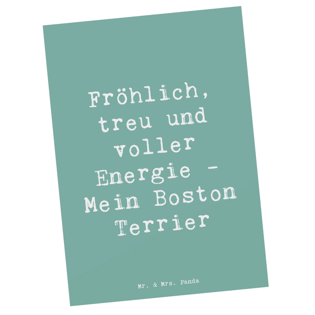 Postkarte Spruch Boston Terrier Freude Postkarte, Karte, Geschenkkarte, Grußkarte, Einladung, Ansichtskarte, Geburtstagskarte, Einladungskarte, Dankeskarte, Ansichtskarten, Einladung Geburtstag, Einladungskarten Geburtstag, Hund, Hunderasse, Rassehund, Hundebesitzer, Geschenk, Tierfreund, Schenken, Welpe