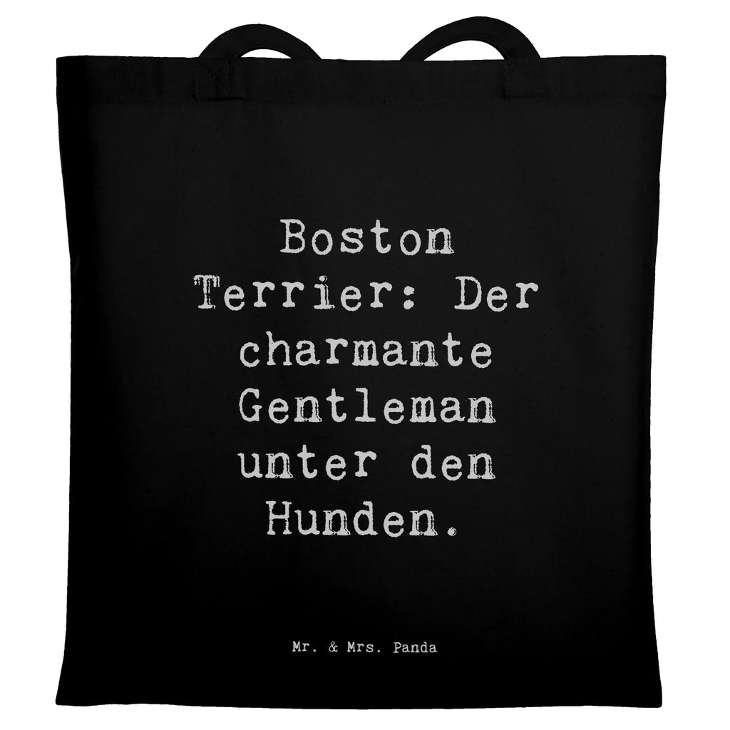 Tragetasche Spruch Boston Terrier Gentleman Beuteltasche, Beutel, Einkaufstasche, Jutebeutel, Stoffbeutel, Tasche, Shopper, Umhängetasche, Strandtasche, Schultertasche, Stofftasche, Tragetasche, Badetasche, Jutetasche, Einkaufstüte, Laptoptasche, Hund, Hunderasse, Rassehund, Hundebesitzer, Geschenk, Tierfreund, Schenken, Welpe