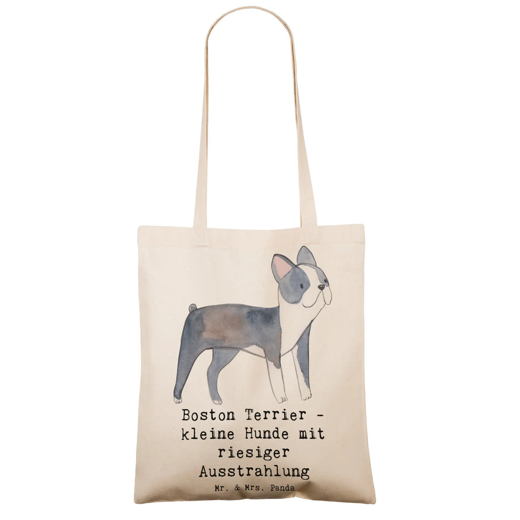 Tragetasche Boston Terrier Beuteltasche, Beutel, Einkaufstasche, Jutebeutel, Stoffbeutel, Tasche, Shopper, Umhängetasche, Strandtasche, Schultertasche, Stofftasche, Tragetasche, Badetasche, Jutetasche, Einkaufstüte, Laptoptasche, Hund, Hunderasse, Rassehund, Hundebesitzer, Geschenk, Tierfreund, Schenken, Welpe