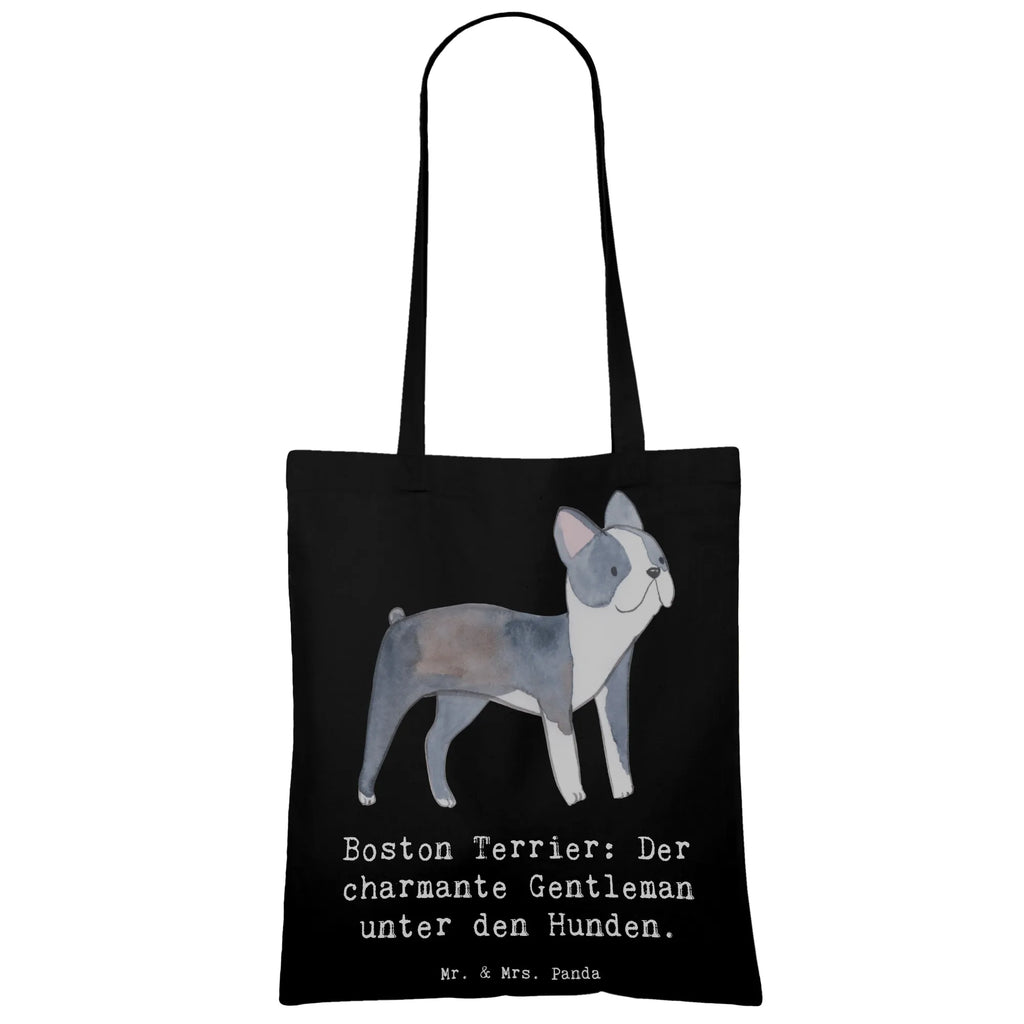 Tragetasche Boston Terrier Gentleman Beuteltasche, Beutel, Einkaufstasche, Jutebeutel, Stoffbeutel, Tasche, Shopper, Umhängetasche, Strandtasche, Schultertasche, Stofftasche, Tragetasche, Badetasche, Jutetasche, Einkaufstüte, Laptoptasche, Hund, Hunderasse, Rassehund, Hundebesitzer, Geschenk, Tierfreund, Schenken, Welpe