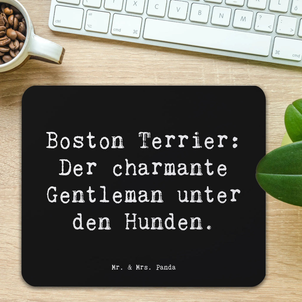 Mauspad Spruch Boston Terrier Gentleman Mousepad, Computer zubehör, Büroausstattung, PC Zubehör, Arbeitszimmer, Mauspad, Einzigartiges Mauspad, Designer Mauspad, Mausunterlage, Mauspad Büro, Hund, Hunderasse, Rassehund, Hundebesitzer, Geschenk, Tierfreund, Schenken, Welpe