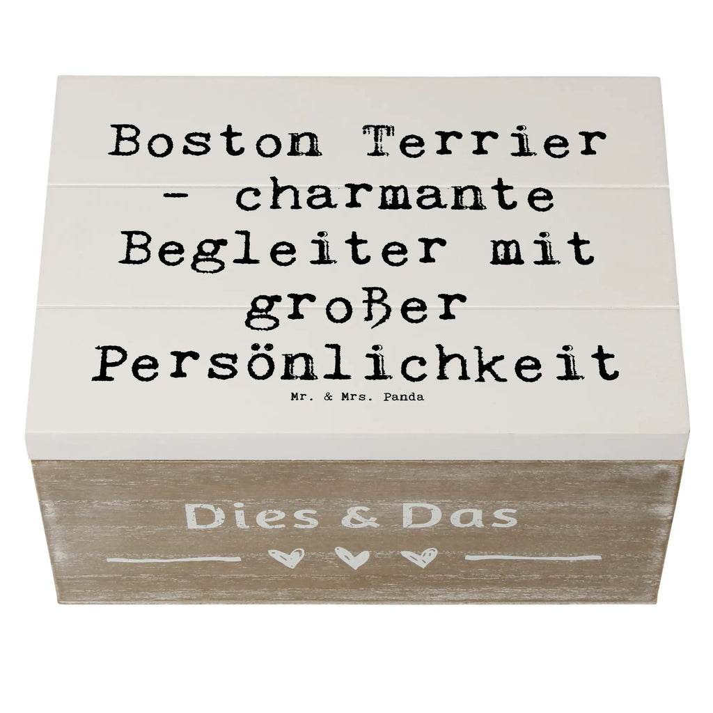 Holzkiste Spruch Boston Terrier Begleiter Holzkiste, Kiste, Schatzkiste, Truhe, Schatulle, XXL, Erinnerungsbox, Erinnerungskiste, Dekokiste, Aufbewahrungsbox, Geschenkbox, Geschenkdose, Hund, Hunderasse, Rassehund, Hundebesitzer, Geschenk, Tierfreund, Schenken, Welpe