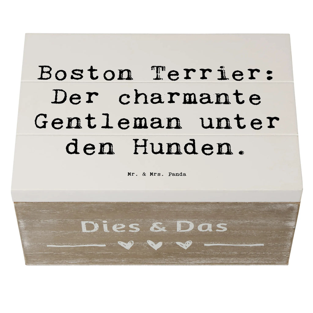 Holzkiste Spruch Boston Terrier Gentleman Holzkiste, Kiste, Schatzkiste, Truhe, Schatulle, XXL, Erinnerungsbox, Erinnerungskiste, Dekokiste, Aufbewahrungsbox, Geschenkbox, Geschenkdose, Hund, Hunderasse, Rassehund, Hundebesitzer, Geschenk, Tierfreund, Schenken, Welpe