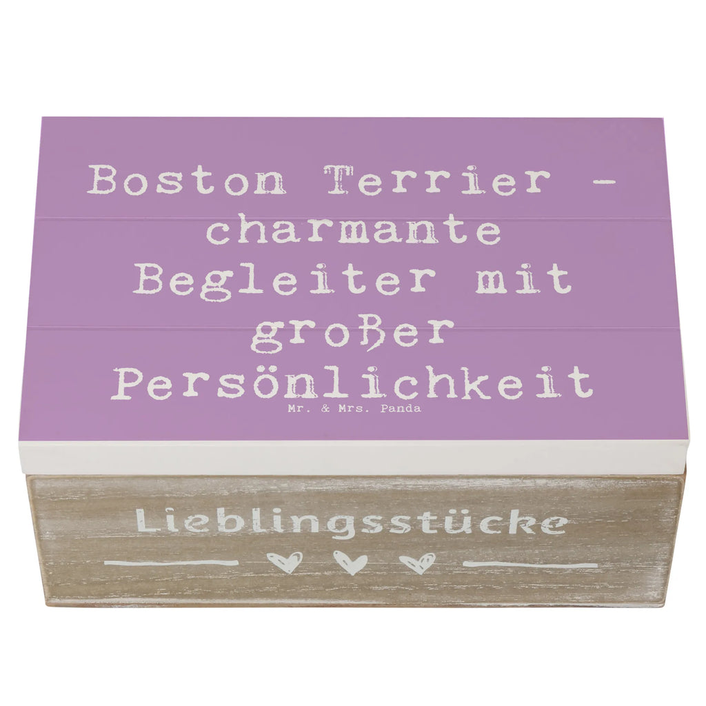 Holzkiste Spruch Boston Terrier Begleiter Holzkiste, Kiste, Schatzkiste, Truhe, Schatulle, XXL, Erinnerungsbox, Erinnerungskiste, Dekokiste, Aufbewahrungsbox, Geschenkbox, Geschenkdose, Hund, Hunderasse, Rassehund, Hundebesitzer, Geschenk, Tierfreund, Schenken, Welpe