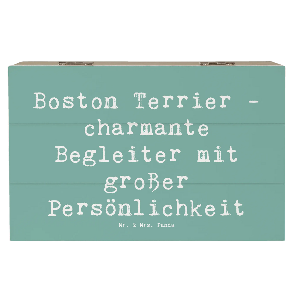 Holzkiste Spruch Boston Terrier Begleiter Holzkiste, Kiste, Schatzkiste, Truhe, Schatulle, XXL, Erinnerungsbox, Erinnerungskiste, Dekokiste, Aufbewahrungsbox, Geschenkbox, Geschenkdose, Hund, Hunderasse, Rassehund, Hundebesitzer, Geschenk, Tierfreund, Schenken, Welpe