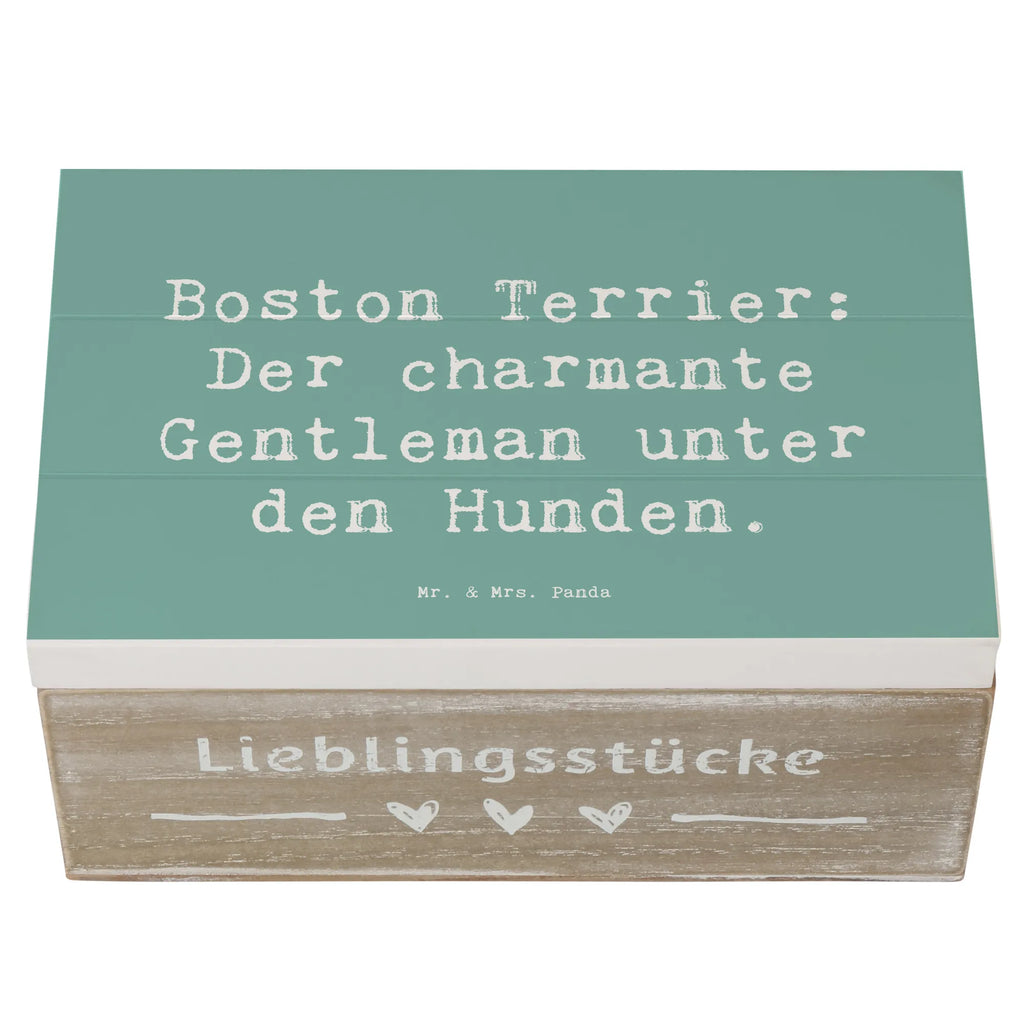 Holzkiste Spruch Boston Terrier Gentleman Holzkiste, Kiste, Schatzkiste, Truhe, Schatulle, XXL, Erinnerungsbox, Erinnerungskiste, Dekokiste, Aufbewahrungsbox, Geschenkbox, Geschenkdose, Hund, Hunderasse, Rassehund, Hundebesitzer, Geschenk, Tierfreund, Schenken, Welpe