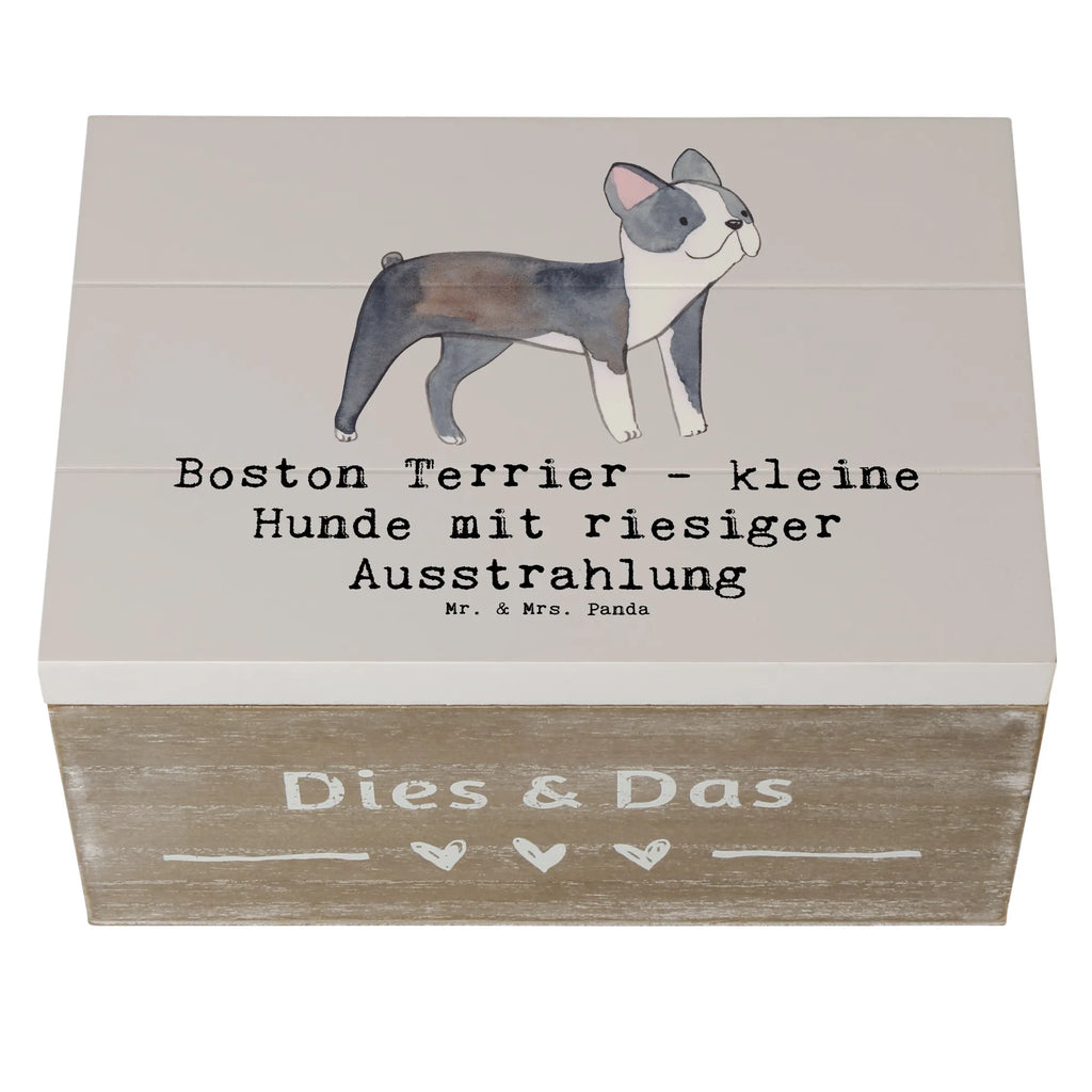 Holzkiste Boston Terrier Holzkiste, Kiste, Schatzkiste, Truhe, Schatulle, XXL, Erinnerungsbox, Erinnerungskiste, Dekokiste, Aufbewahrungsbox, Geschenkbox, Geschenkdose, Hund, Hunderasse, Rassehund, Hundebesitzer, Geschenk, Tierfreund, Schenken, Welpe