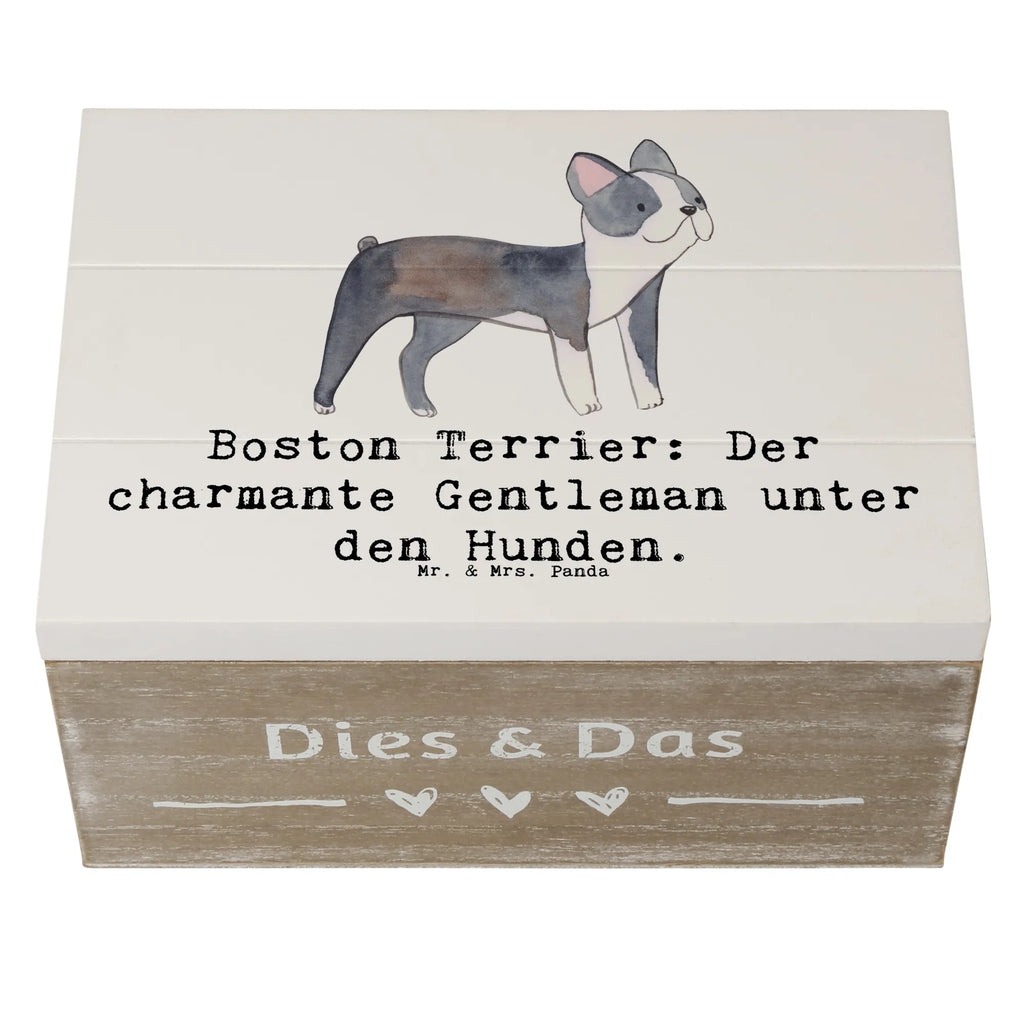 Holzkiste Boston Terrier Gentleman Holzkiste, Kiste, Schatzkiste, Truhe, Schatulle, XXL, Erinnerungsbox, Erinnerungskiste, Dekokiste, Aufbewahrungsbox, Geschenkbox, Geschenkdose, Hund, Hunderasse, Rassehund, Hundebesitzer, Geschenk, Tierfreund, Schenken, Welpe