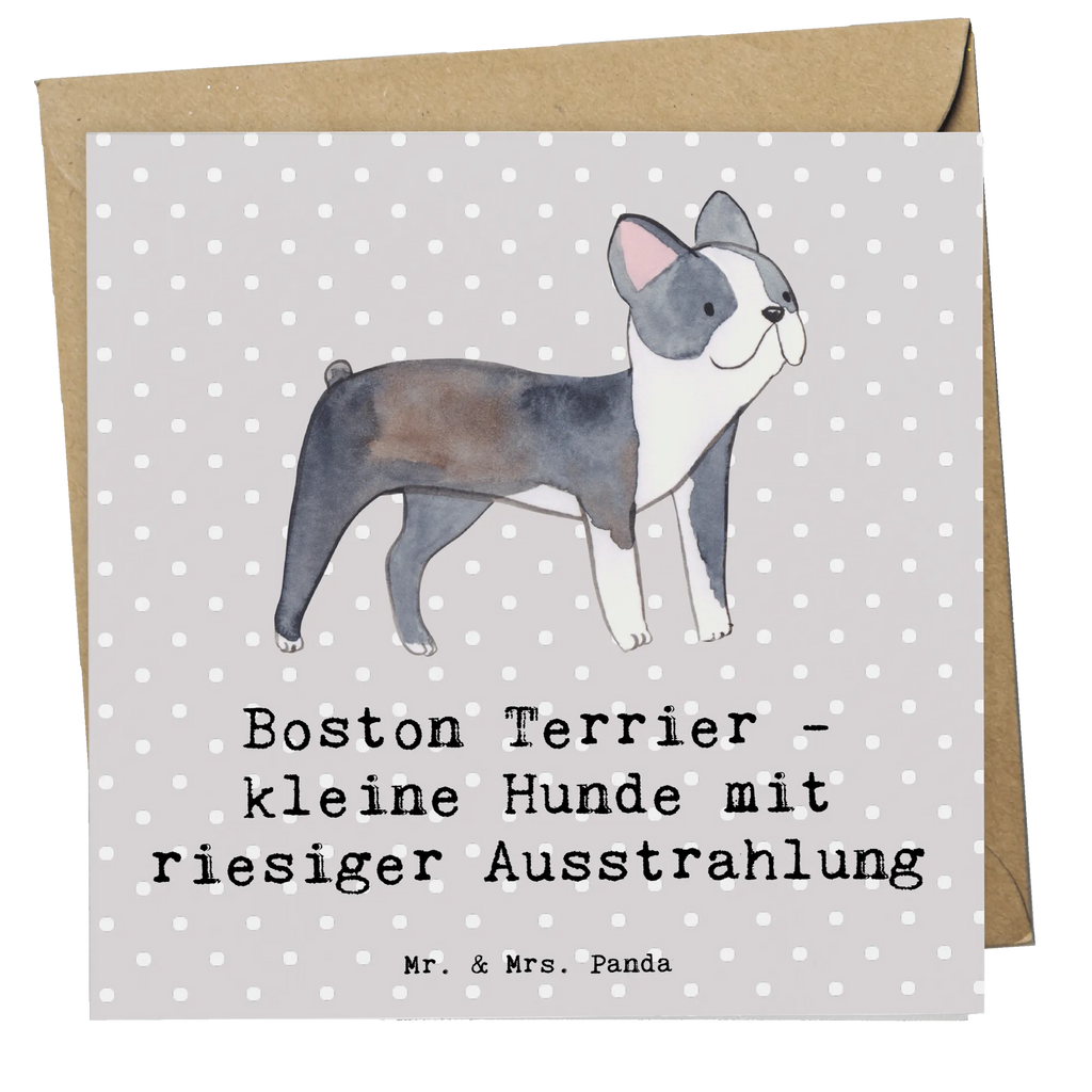 Deluxe Karte Boston Terrier Karte, Grußkarte, Klappkarte, Einladungskarte, Glückwunschkarte, Hochzeitskarte, Geburtstagskarte, Hochwertige Grußkarte, Hochwertige Klappkarte, Hund, Hunderasse, Rassehund, Hundebesitzer, Geschenk, Tierfreund, Schenken, Welpe