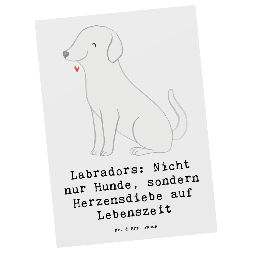 Postkarte Labrador Herzensdiebe Postkarte, Karte, Geschenkkarte, Grußkarte, Einladung, Ansichtskarte, Geburtstagskarte, Einladungskarte, Dankeskarte, Ansichtskarten, Einladung Geburtstag, Einladungskarten Geburtstag, Hund, Hunderasse, Rassehund, Hundebesitzer, Geschenk, Tierfreund, Schenken, Welpe