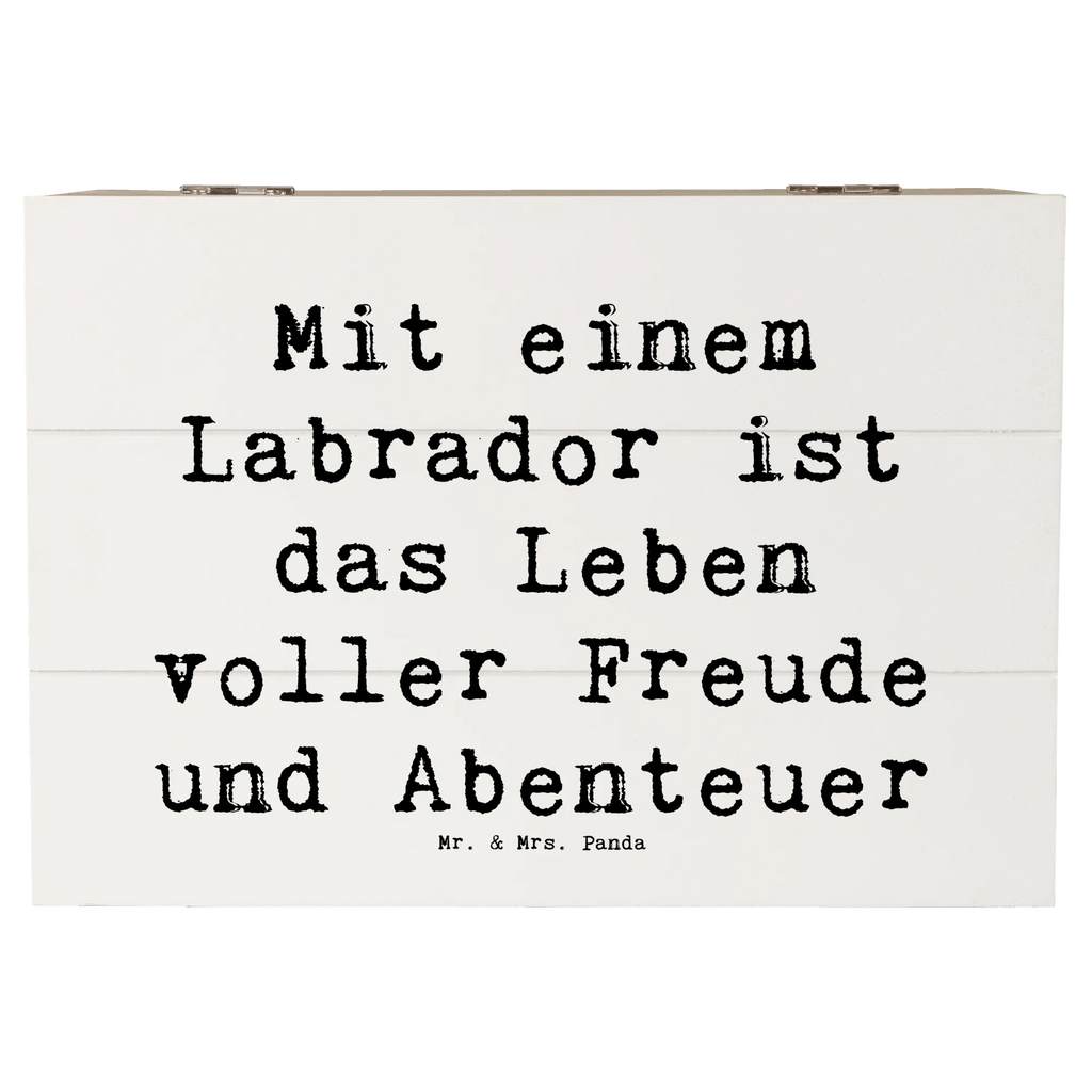 Holzkiste Spruch Labradorleben Holzkiste, Kiste, Schatzkiste, Truhe, Schatulle, XXL, Erinnerungsbox, Erinnerungskiste, Dekokiste, Aufbewahrungsbox, Geschenkbox, Geschenkdose, Hund, Hunderasse, Rassehund, Hundebesitzer, Geschenk, Tierfreund, Schenken, Welpe