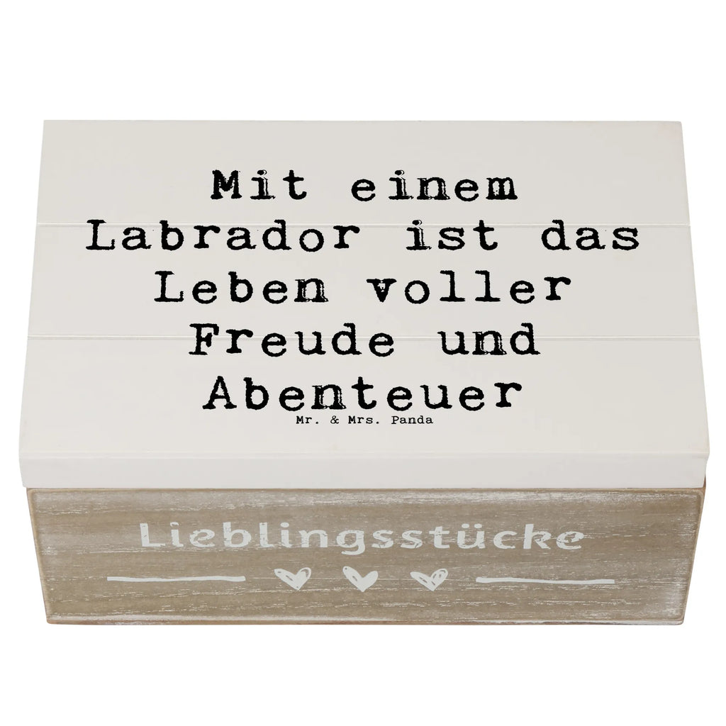 Holzkiste Spruch Labradorleben Holzkiste, Kiste, Schatzkiste, Truhe, Schatulle, XXL, Erinnerungsbox, Erinnerungskiste, Dekokiste, Aufbewahrungsbox, Geschenkbox, Geschenkdose, Hund, Hunderasse, Rassehund, Hundebesitzer, Geschenk, Tierfreund, Schenken, Welpe