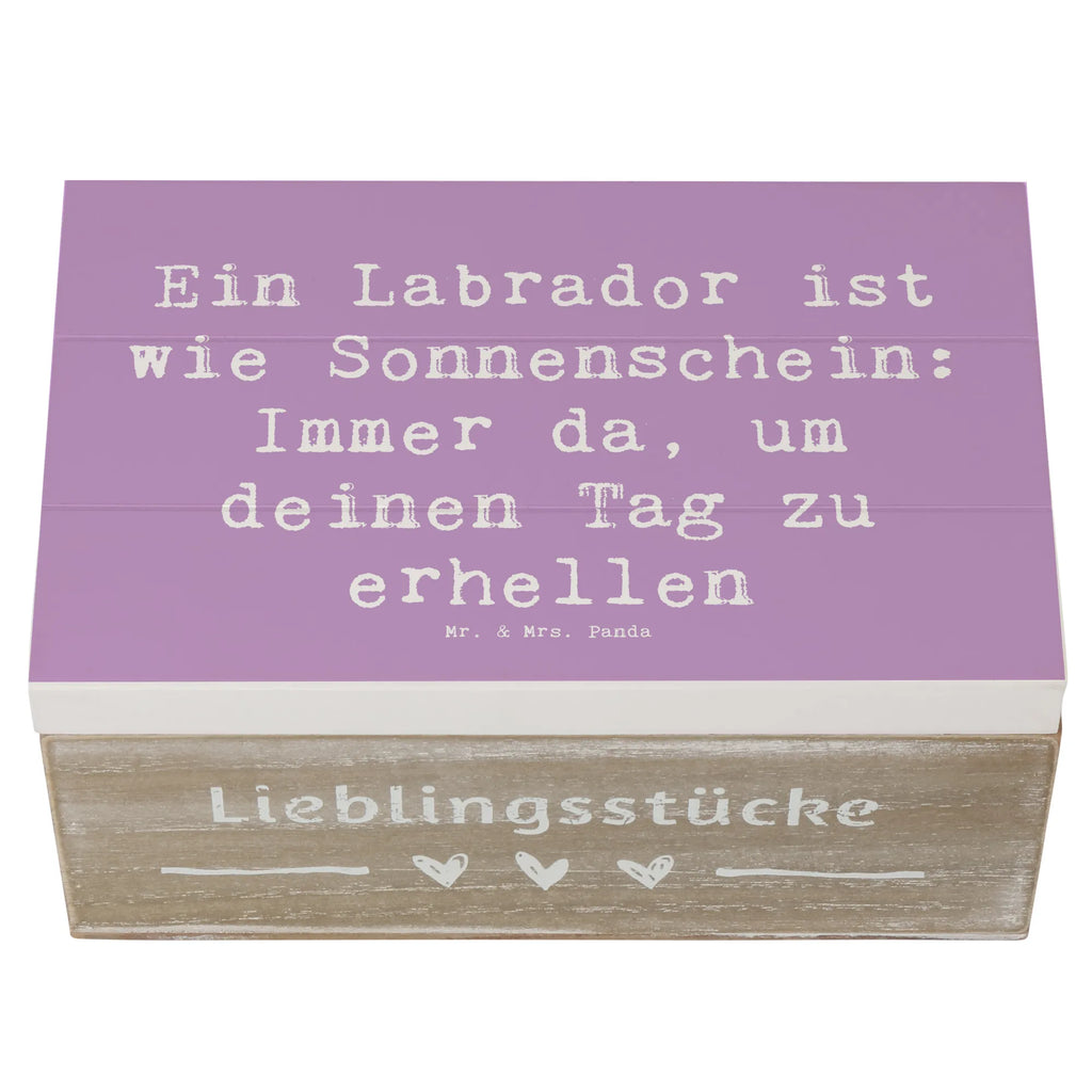 Holzkiste Spruch Labrador Sonnenschein Holzkiste, Kiste, Schatzkiste, Truhe, Schatulle, XXL, Erinnerungsbox, Erinnerungskiste, Dekokiste, Aufbewahrungsbox, Geschenkbox, Geschenkdose, Hund, Hunderasse, Rassehund, Hundebesitzer, Geschenk, Tierfreund, Schenken, Welpe