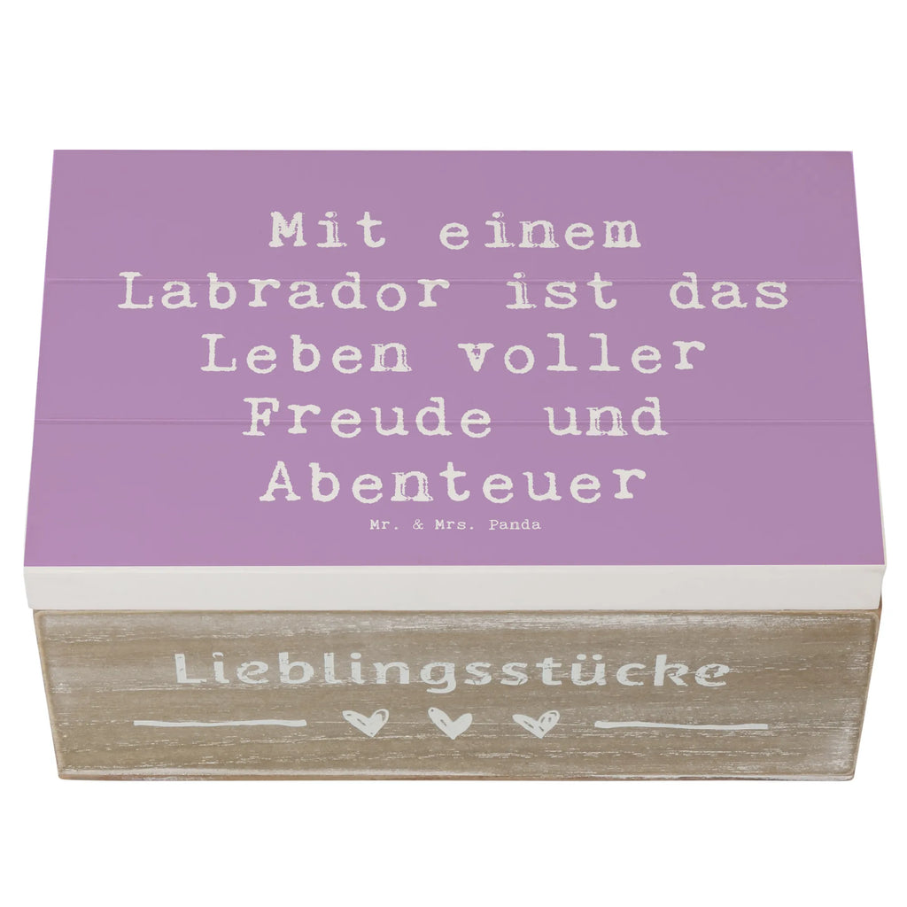 Holzkiste Spruch Labradorleben Holzkiste, Kiste, Schatzkiste, Truhe, Schatulle, XXL, Erinnerungsbox, Erinnerungskiste, Dekokiste, Aufbewahrungsbox, Geschenkbox, Geschenkdose, Hund, Hunderasse, Rassehund, Hundebesitzer, Geschenk, Tierfreund, Schenken, Welpe