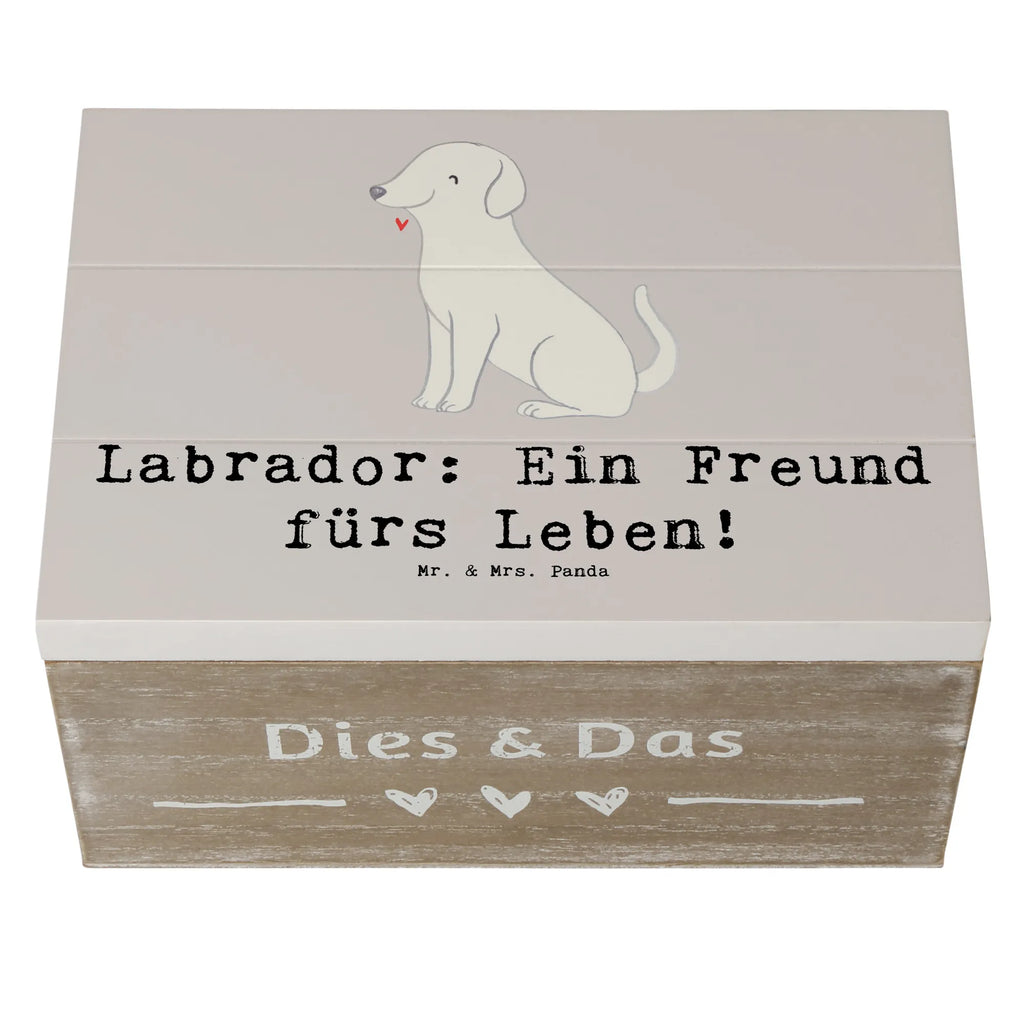 Holzkiste Labrador Freund Holzkiste, Kiste, Schatzkiste, Truhe, Schatulle, XXL, Erinnerungsbox, Erinnerungskiste, Dekokiste, Aufbewahrungsbox, Geschenkbox, Geschenkdose, Hund, Hunderasse, Rassehund, Hundebesitzer, Geschenk, Tierfreund, Schenken, Welpe