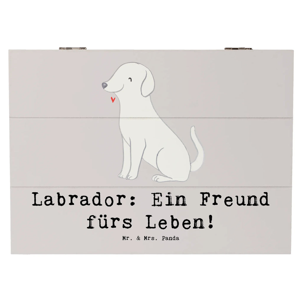 Holzkiste Labrador Freund Holzkiste, Kiste, Schatzkiste, Truhe, Schatulle, XXL, Erinnerungsbox, Erinnerungskiste, Dekokiste, Aufbewahrungsbox, Geschenkbox, Geschenkdose, Hund, Hunderasse, Rassehund, Hundebesitzer, Geschenk, Tierfreund, Schenken, Welpe