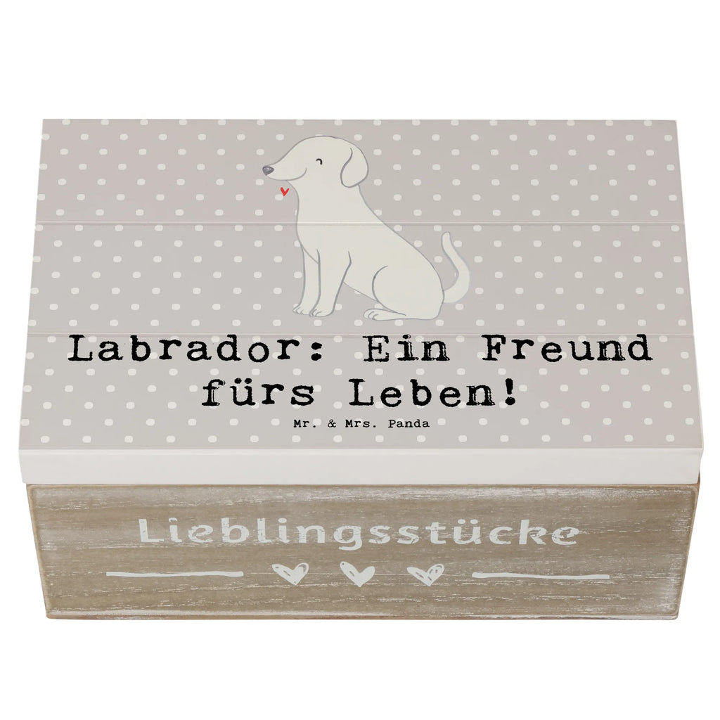 Holzkiste Labrador Freund Holzkiste, Kiste, Schatzkiste, Truhe, Schatulle, XXL, Erinnerungsbox, Erinnerungskiste, Dekokiste, Aufbewahrungsbox, Geschenkbox, Geschenkdose, Hund, Hunderasse, Rassehund, Hundebesitzer, Geschenk, Tierfreund, Schenken, Welpe