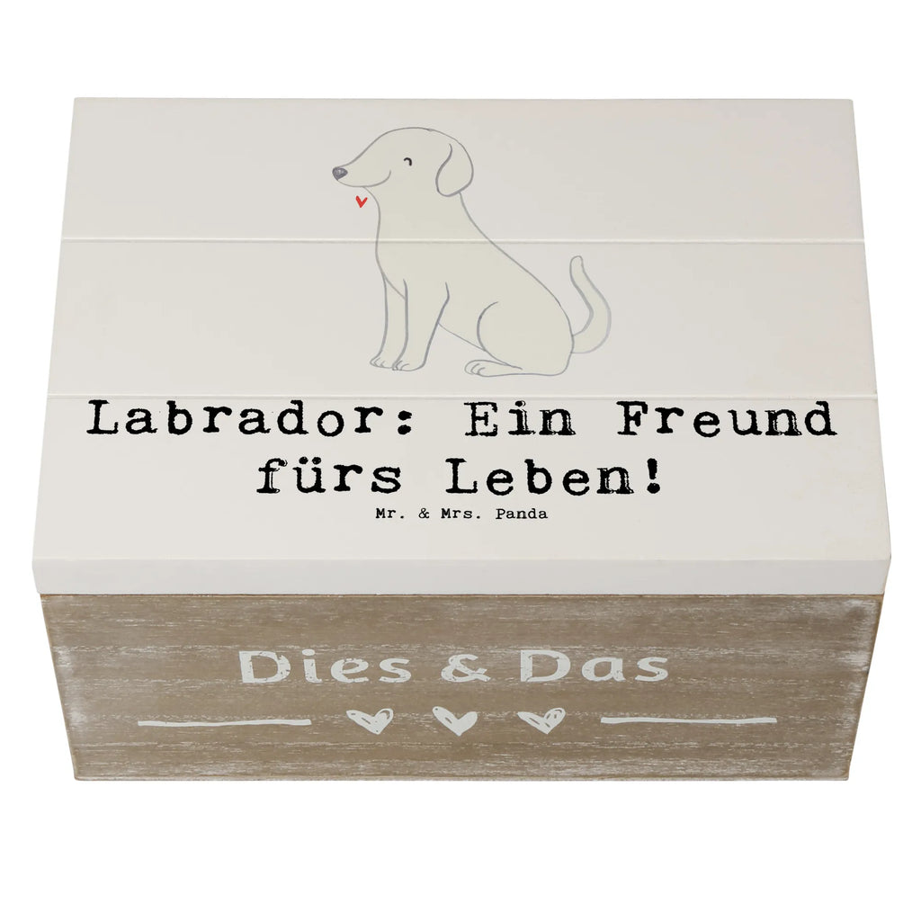 Holzkiste Labrador Freund Holzkiste, Kiste, Schatzkiste, Truhe, Schatulle, XXL, Erinnerungsbox, Erinnerungskiste, Dekokiste, Aufbewahrungsbox, Geschenkbox, Geschenkdose, Hund, Hunderasse, Rassehund, Hundebesitzer, Geschenk, Tierfreund, Schenken, Welpe