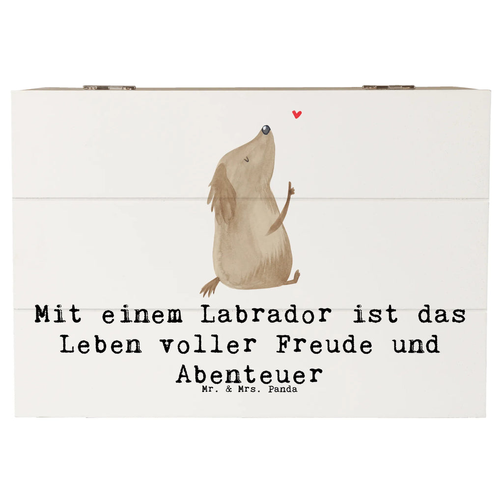 Holzkiste Labradorleben Holzkiste, Kiste, Schatzkiste, Truhe, Schatulle, XXL, Erinnerungsbox, Erinnerungskiste, Dekokiste, Aufbewahrungsbox, Geschenkbox, Geschenkdose, Hund, Hunderasse, Rassehund, Hundebesitzer, Geschenk, Tierfreund, Schenken, Welpe