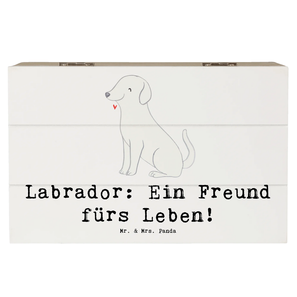 Holzkiste Labrador Freund Holzkiste, Kiste, Schatzkiste, Truhe, Schatulle, XXL, Erinnerungsbox, Erinnerungskiste, Dekokiste, Aufbewahrungsbox, Geschenkbox, Geschenkdose, Hund, Hunderasse, Rassehund, Hundebesitzer, Geschenk, Tierfreund, Schenken, Welpe