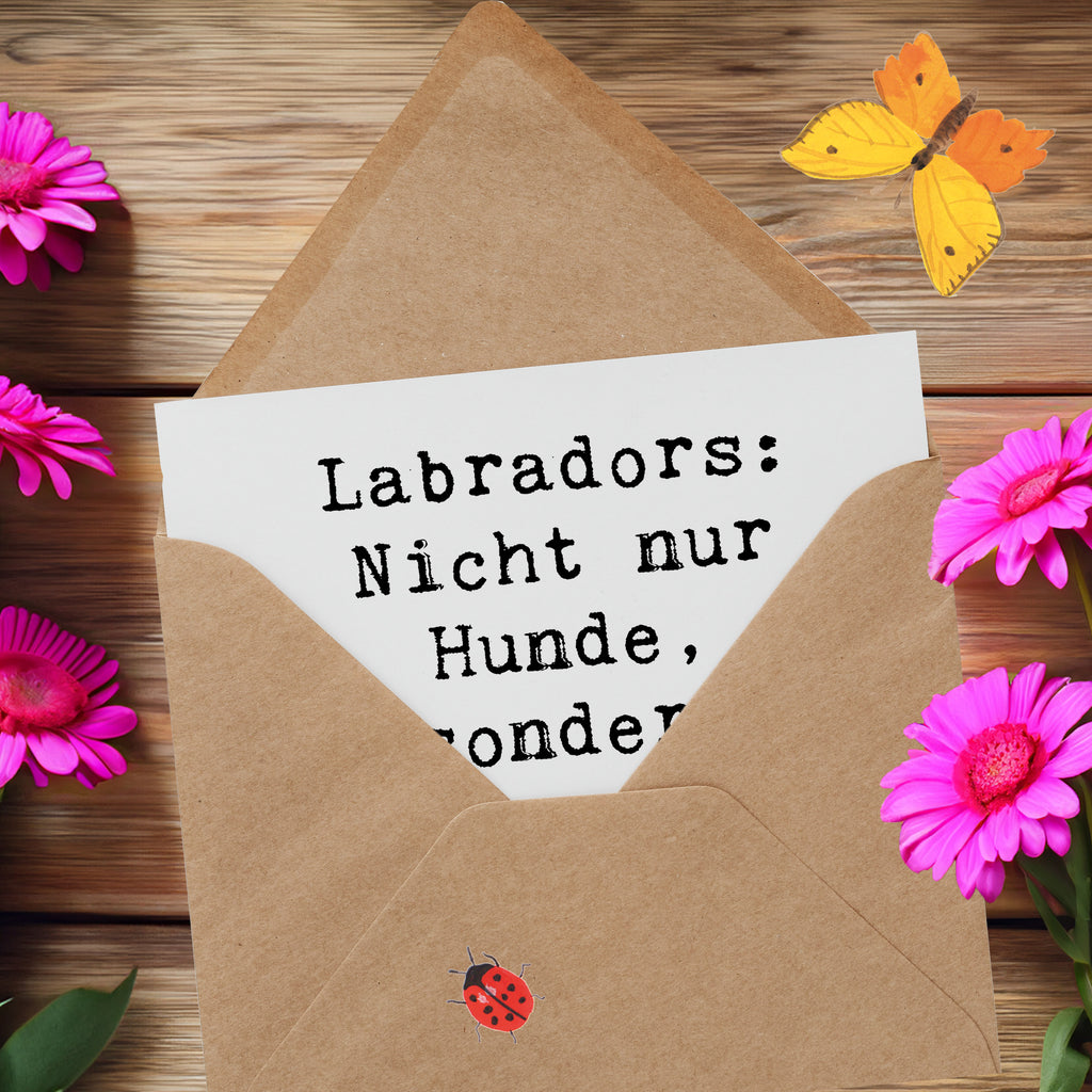 Deluxe Karte Spruch Labrador Herzensdiebe Karte, Grußkarte, Klappkarte, Einladungskarte, Glückwunschkarte, Hochzeitskarte, Geburtstagskarte, Hochwertige Grußkarte, Hochwertige Klappkarte, Hund, Hunderasse, Rassehund, Hundebesitzer, Geschenk, Tierfreund, Schenken, Welpe