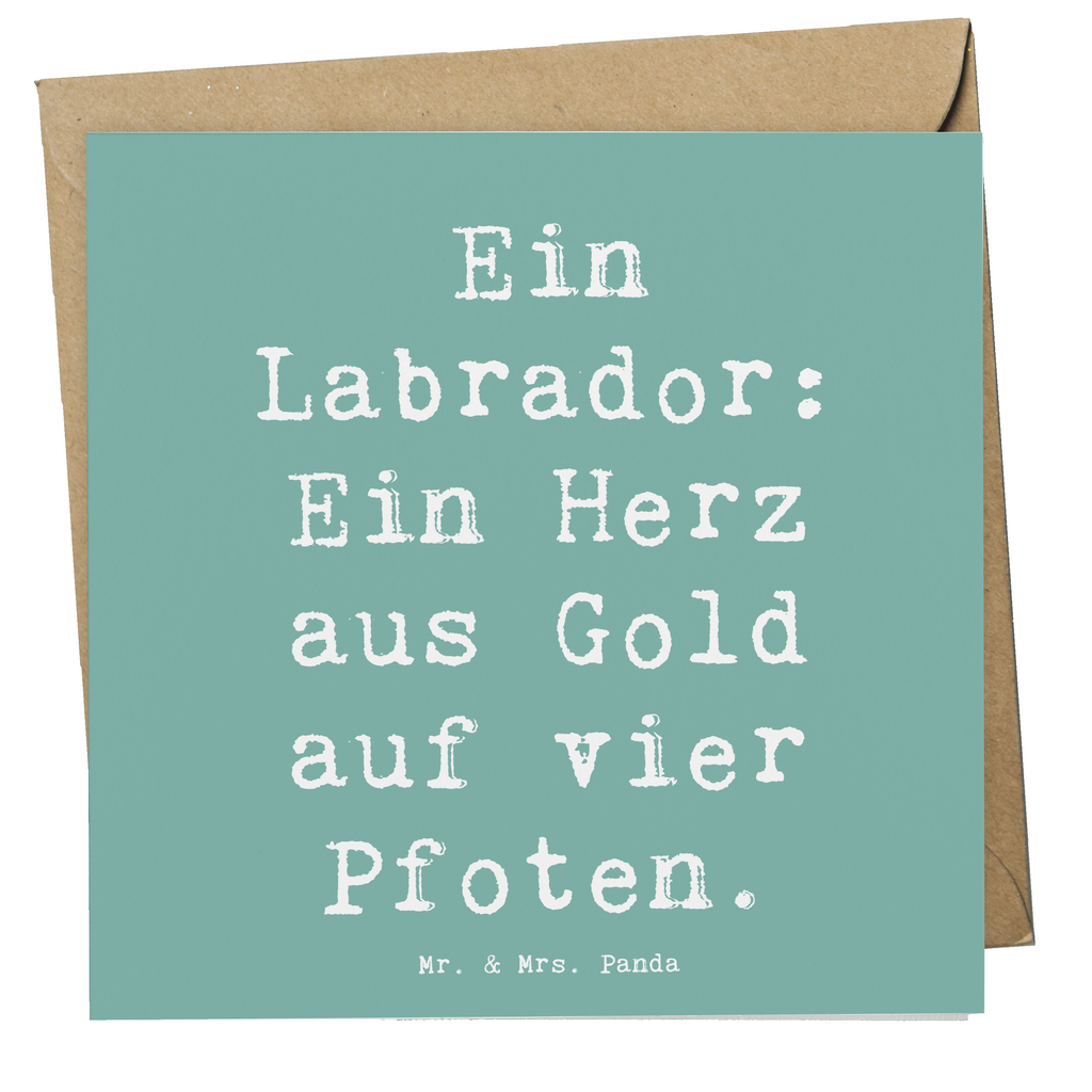 Deluxe Karte Spruch Labrador Herz Karte, Grußkarte, Klappkarte, Einladungskarte, Glückwunschkarte, Hochzeitskarte, Geburtstagskarte, Hochwertige Grußkarte, Hochwertige Klappkarte, Hund, Hunderasse, Rassehund, Hundebesitzer, Geschenk, Tierfreund, Schenken, Welpe