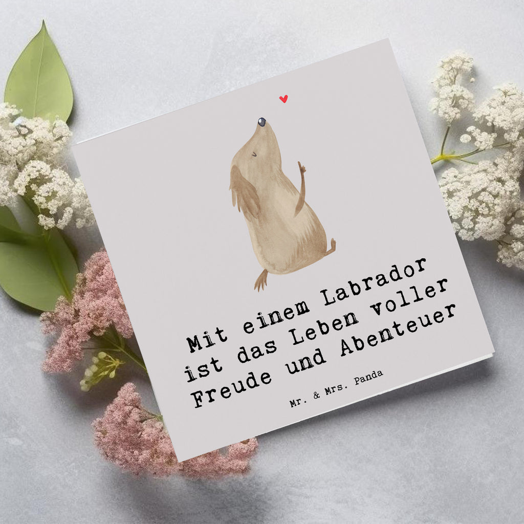 Deluxe Karte Labradorleben Karte, Grußkarte, Klappkarte, Einladungskarte, Glückwunschkarte, Hochzeitskarte, Geburtstagskarte, Hochwertige Grußkarte, Hochwertige Klappkarte, Hund, Hunderasse, Rassehund, Hundebesitzer, Geschenk, Tierfreund, Schenken, Welpe