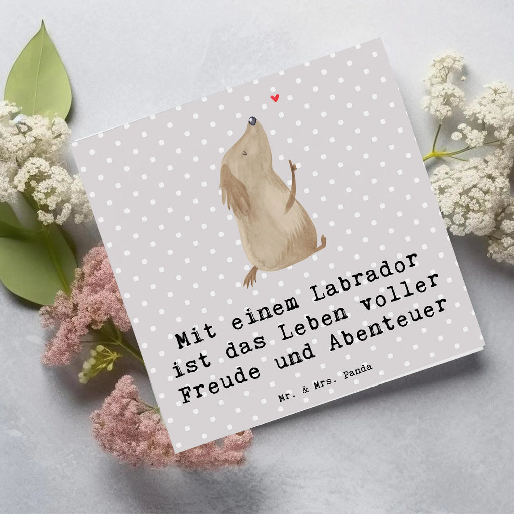 Deluxe Karte Labradorleben Karte, Grußkarte, Klappkarte, Einladungskarte, Glückwunschkarte, Hochzeitskarte, Geburtstagskarte, Hochwertige Grußkarte, Hochwertige Klappkarte, Hund, Hunderasse, Rassehund, Hundebesitzer, Geschenk, Tierfreund, Schenken, Welpe