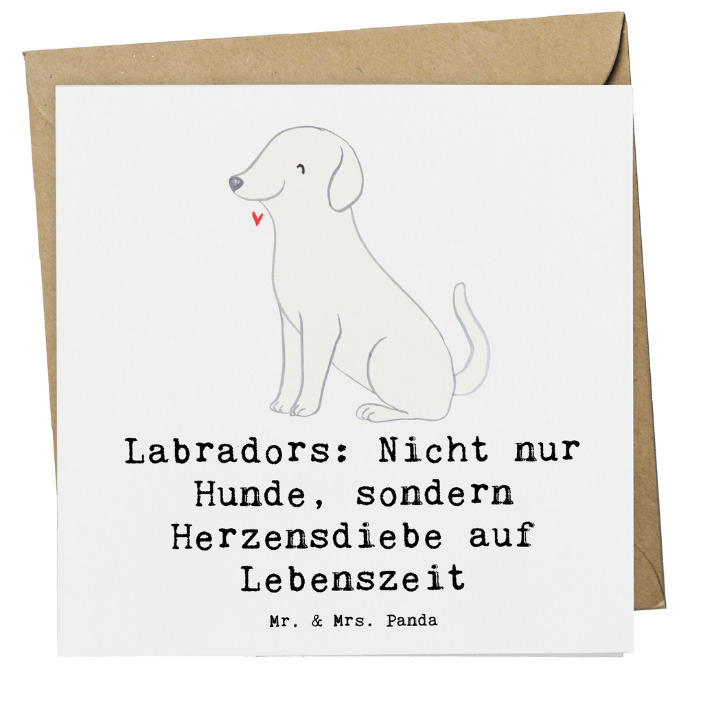 Deluxe Karte Labrador Herzensdiebe Karte, Grußkarte, Klappkarte, Einladungskarte, Glückwunschkarte, Hochzeitskarte, Geburtstagskarte, Hochwertige Grußkarte, Hochwertige Klappkarte, Hund, Hunderasse, Rassehund, Hundebesitzer, Geschenk, Tierfreund, Schenken, Welpe