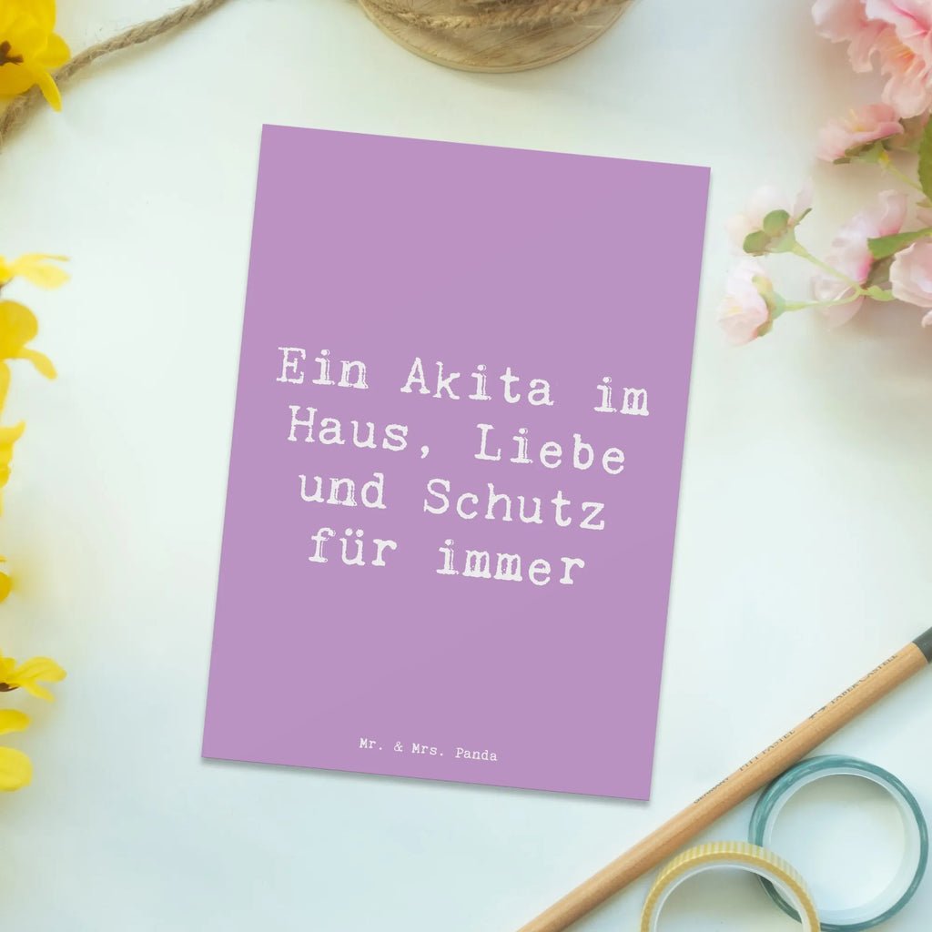 Postkarte Spruch Akita Inu Liebe Postkarte, Karte, Geschenkkarte, Grußkarte, Einladung, Ansichtskarte, Geburtstagskarte, Einladungskarte, Dankeskarte, Ansichtskarten, Einladung Geburtstag, Einladungskarten Geburtstag, Hund, Hunderasse, Rassehund, Hundebesitzer, Geschenk, Tierfreund, Schenken, Welpe