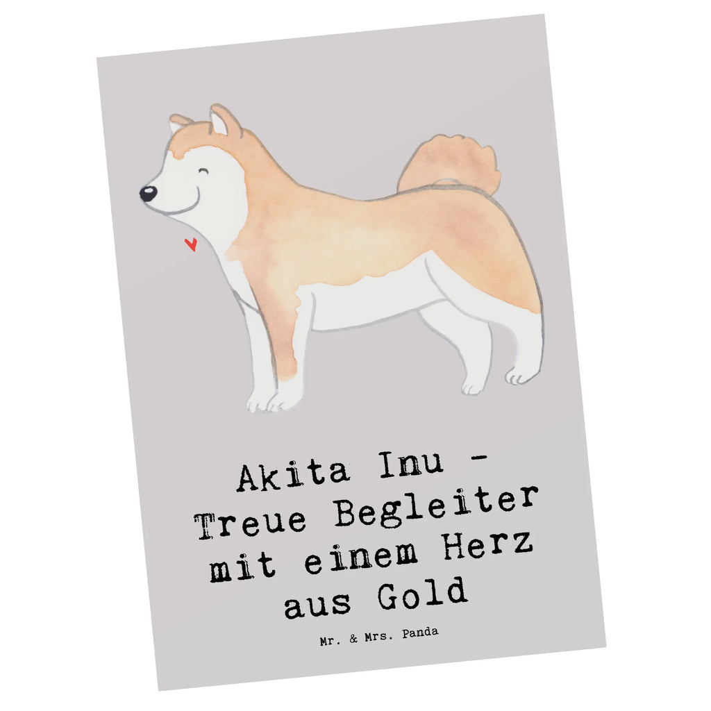 Postkarte Akita Inu Herz Postkarte, Karte, Geschenkkarte, Grußkarte, Einladung, Ansichtskarte, Geburtstagskarte, Einladungskarte, Dankeskarte, Ansichtskarten, Einladung Geburtstag, Einladungskarten Geburtstag, Hund, Hunderasse, Rassehund, Hundebesitzer, Geschenk, Tierfreund, Schenken, Welpe