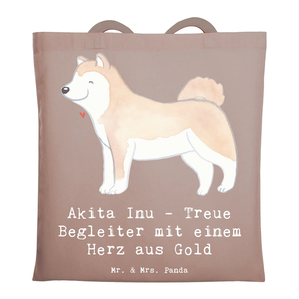 Tragetasche Akita Inu Herz Beuteltasche, Beutel, Einkaufstasche, Jutebeutel, Stoffbeutel, Tasche, Shopper, Umhängetasche, Strandtasche, Schultertasche, Stofftasche, Tragetasche, Badetasche, Jutetasche, Einkaufstüte, Laptoptasche, Hund, Hunderasse, Rassehund, Hundebesitzer, Geschenk, Tierfreund, Schenken, Welpe