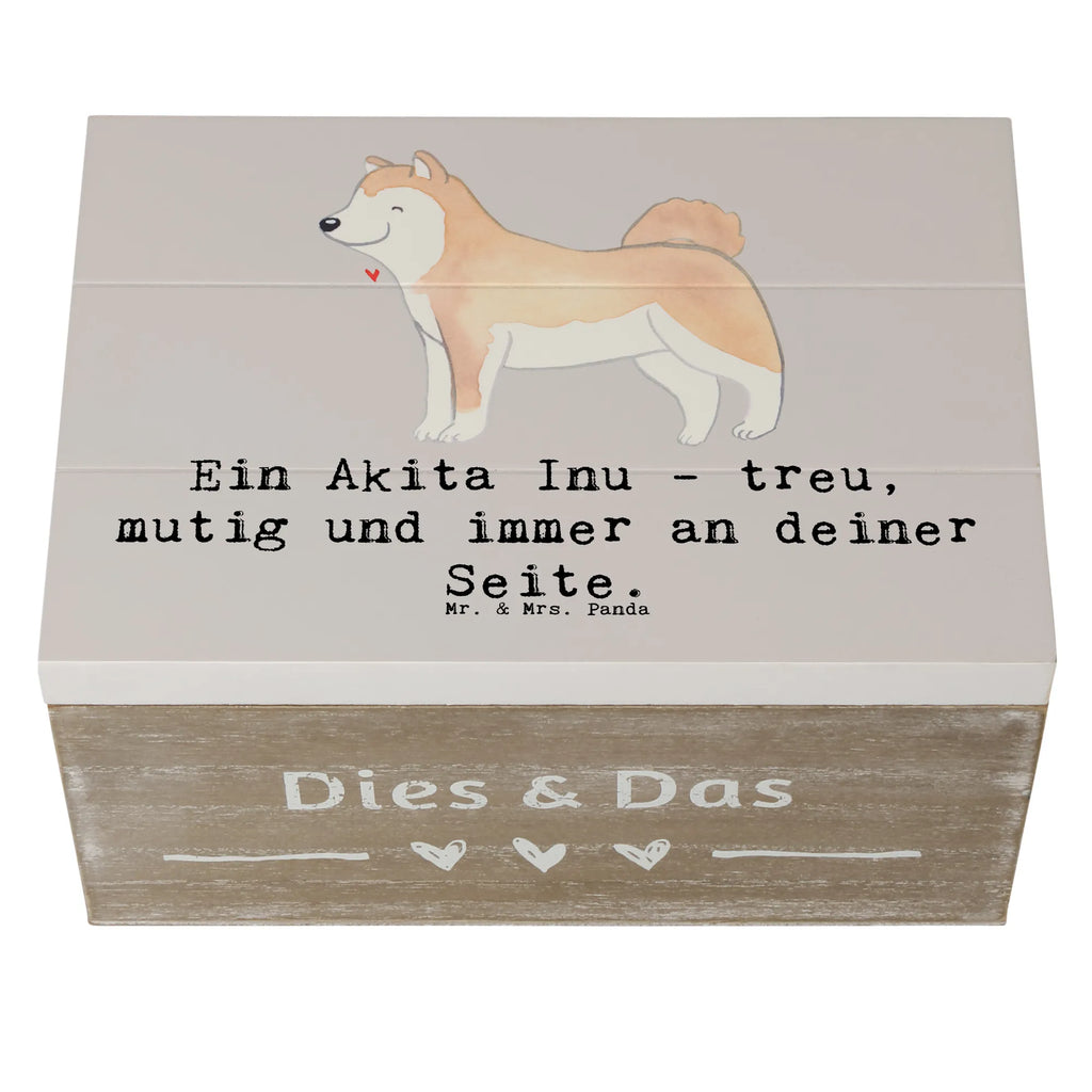 Holzkiste Akita Inu Freund Holzkiste, Kiste, Schatzkiste, Truhe, Schatulle, XXL, Erinnerungsbox, Erinnerungskiste, Dekokiste, Aufbewahrungsbox, Geschenkbox, Geschenkdose, Hund, Hunderasse, Rassehund, Hundebesitzer, Geschenk, Tierfreund, Schenken, Welpe