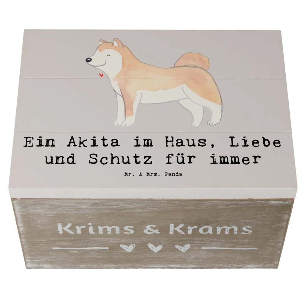 Holzkiste Akita Inu Liebe Holzkiste, Kiste, Schatzkiste, Truhe, Schatulle, XXL, Erinnerungsbox, Erinnerungskiste, Dekokiste, Aufbewahrungsbox, Geschenkbox, Geschenkdose, Hund, Hunderasse, Rassehund, Hundebesitzer, Geschenk, Tierfreund, Schenken, Welpe