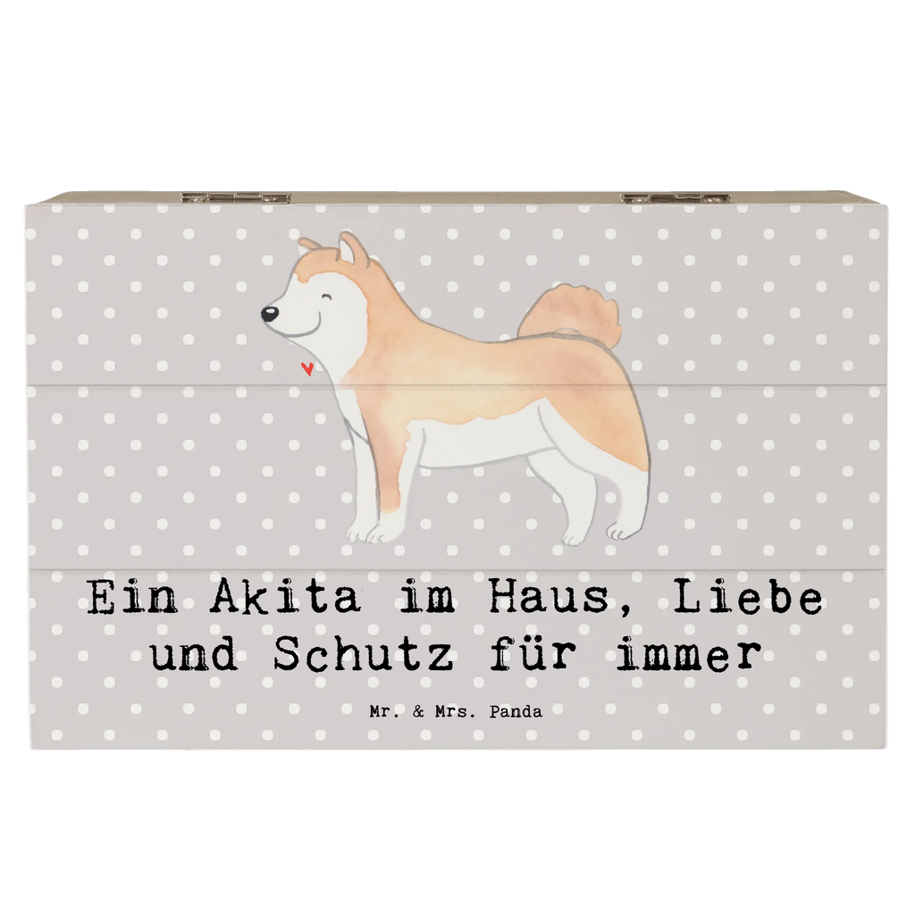 Holzkiste Akita Inu Liebe Holzkiste, Kiste, Schatzkiste, Truhe, Schatulle, XXL, Erinnerungsbox, Erinnerungskiste, Dekokiste, Aufbewahrungsbox, Geschenkbox, Geschenkdose, Hund, Hunderasse, Rassehund, Hundebesitzer, Geschenk, Tierfreund, Schenken, Welpe