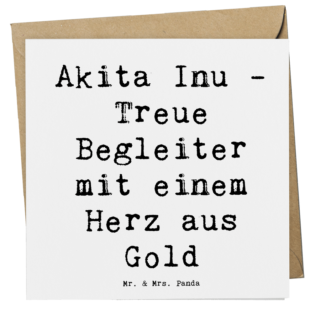 Deluxe Karte Spruch Akita Inu Herz Karte, Grußkarte, Klappkarte, Einladungskarte, Glückwunschkarte, Hochzeitskarte, Geburtstagskarte, Hochwertige Grußkarte, Hochwertige Klappkarte, Hund, Hunderasse, Rassehund, Hundebesitzer, Geschenk, Tierfreund, Schenken, Welpe