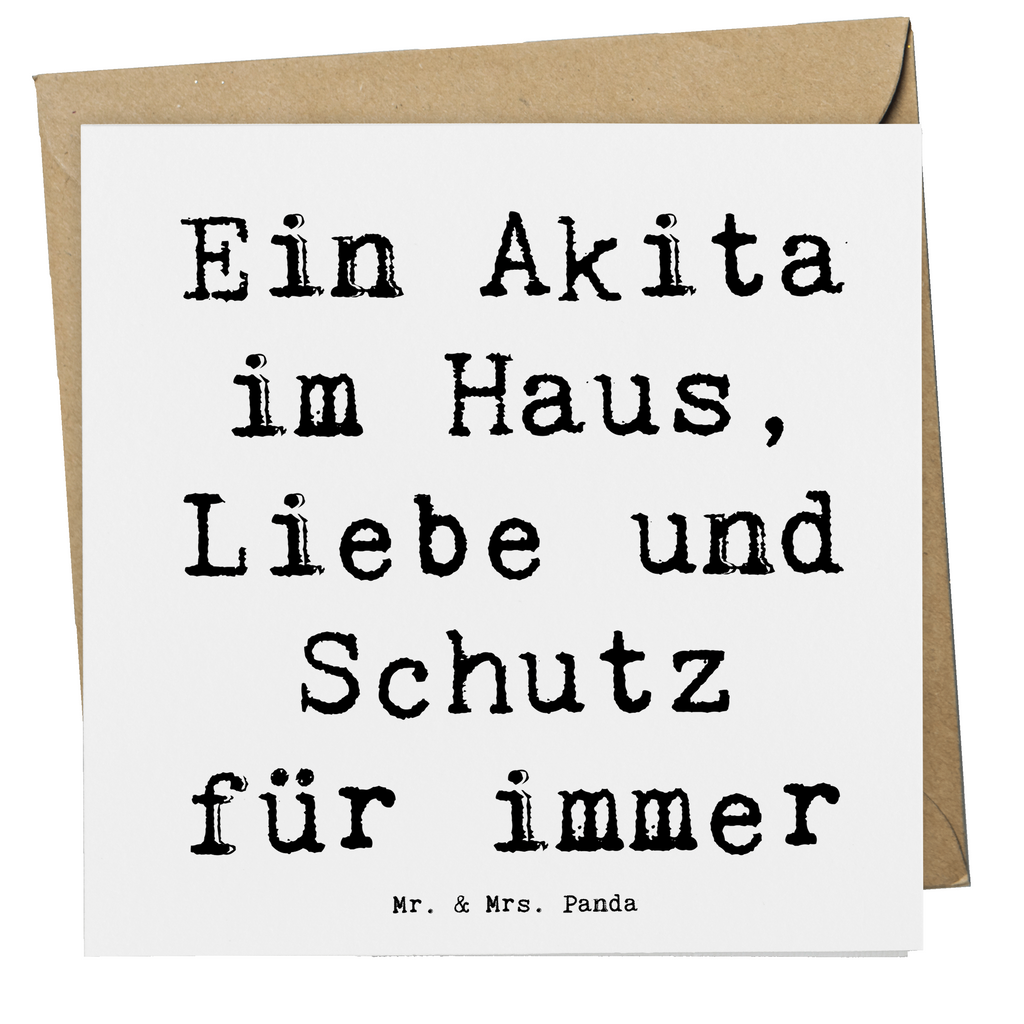 Deluxe Karte Spruch Akita Inu Liebe Karte, Grußkarte, Klappkarte, Einladungskarte, Glückwunschkarte, Hochzeitskarte, Geburtstagskarte, Hochwertige Grußkarte, Hochwertige Klappkarte, Hund, Hunderasse, Rassehund, Hundebesitzer, Geschenk, Tierfreund, Schenken, Welpe