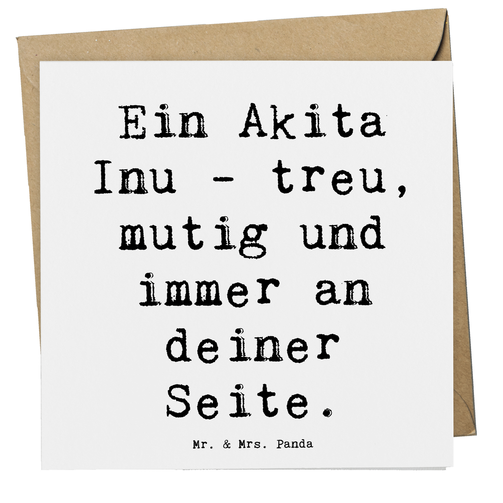 Deluxe Karte Spruch Akita Inu Freund Karte, Grußkarte, Klappkarte, Einladungskarte, Glückwunschkarte, Hochzeitskarte, Geburtstagskarte, Hochwertige Grußkarte, Hochwertige Klappkarte, Hund, Hunderasse, Rassehund, Hundebesitzer, Geschenk, Tierfreund, Schenken, Welpe