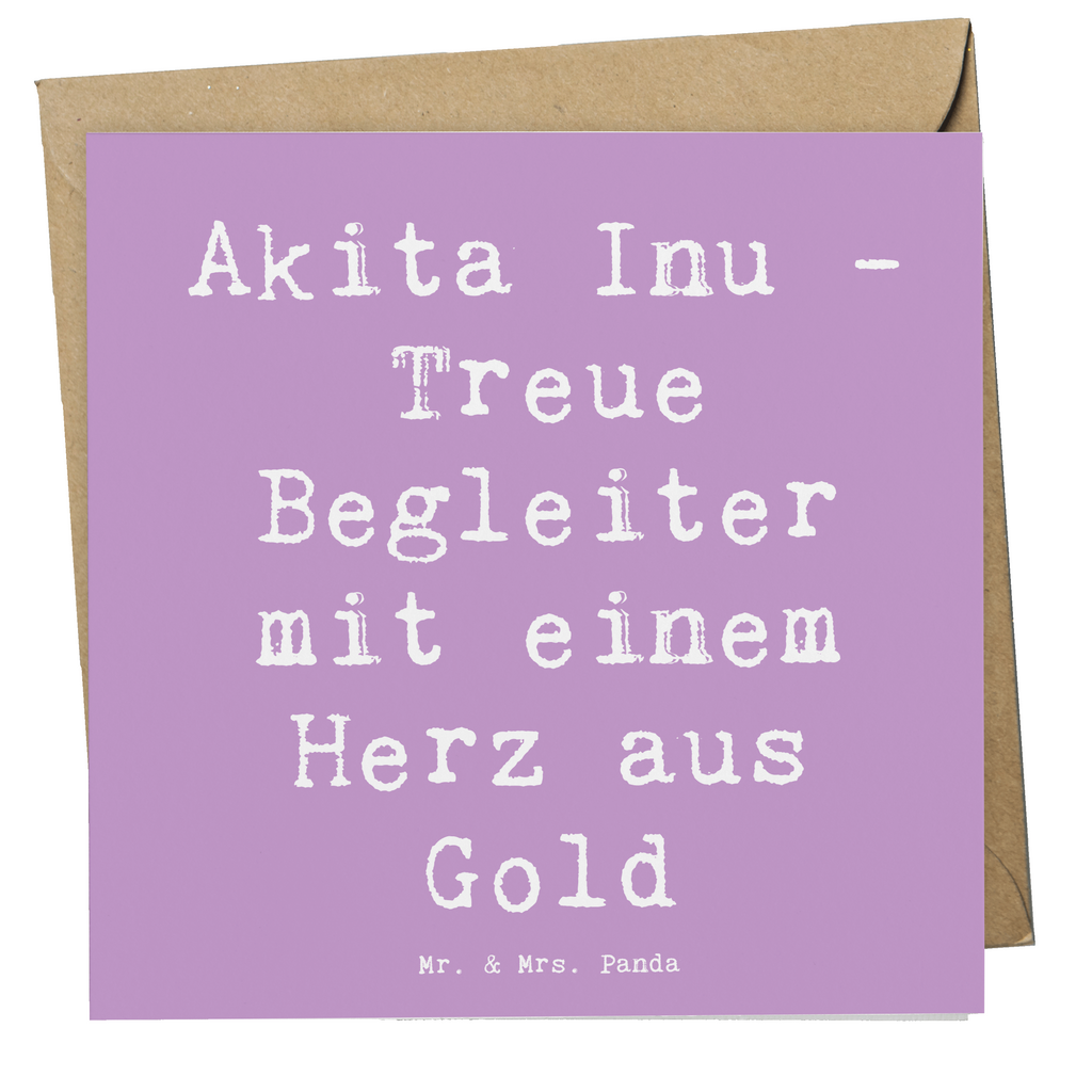 Deluxe Karte Spruch Akita Inu Herz Karte, Grußkarte, Klappkarte, Einladungskarte, Glückwunschkarte, Hochzeitskarte, Geburtstagskarte, Hochwertige Grußkarte, Hochwertige Klappkarte, Hund, Hunderasse, Rassehund, Hundebesitzer, Geschenk, Tierfreund, Schenken, Welpe