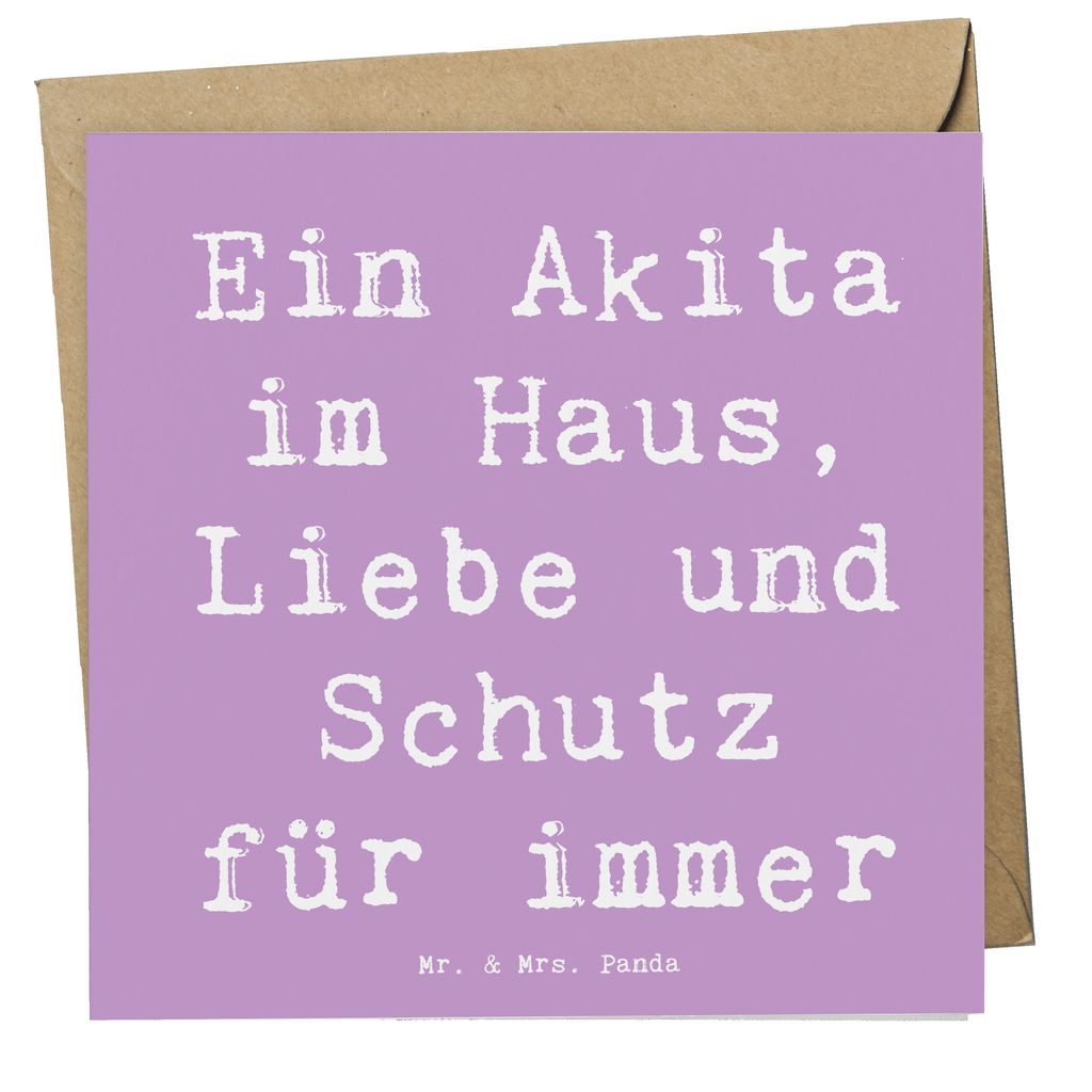 Deluxe Karte Spruch Akita Inu Liebe Karte, Grußkarte, Klappkarte, Einladungskarte, Glückwunschkarte, Hochzeitskarte, Geburtstagskarte, Hochwertige Grußkarte, Hochwertige Klappkarte, Hund, Hunderasse, Rassehund, Hundebesitzer, Geschenk, Tierfreund, Schenken, Welpe