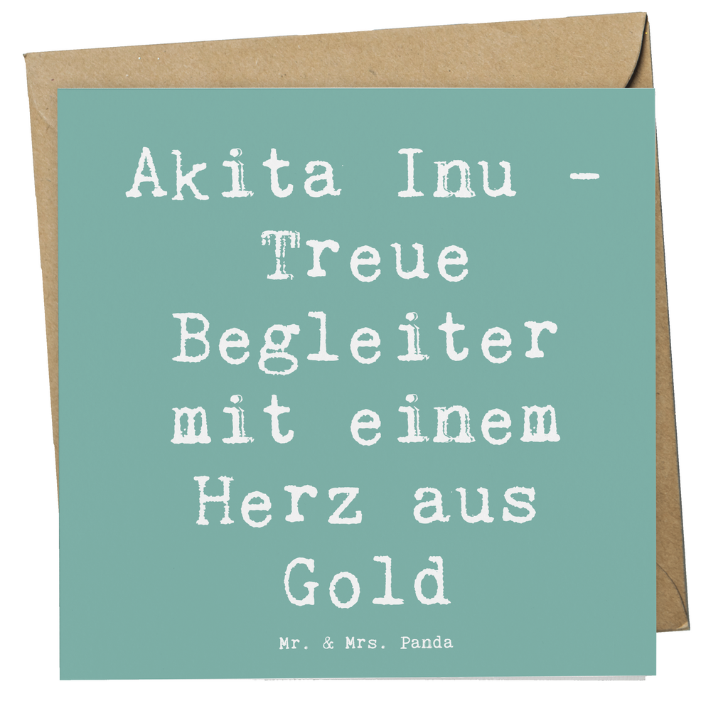 Deluxe Karte Spruch Akita Inu Herz Karte, Grußkarte, Klappkarte, Einladungskarte, Glückwunschkarte, Hochzeitskarte, Geburtstagskarte, Hochwertige Grußkarte, Hochwertige Klappkarte, Hund, Hunderasse, Rassehund, Hundebesitzer, Geschenk, Tierfreund, Schenken, Welpe