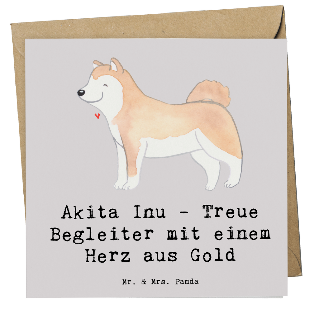 Deluxe Karte Akita Inu Herz Karte, Grußkarte, Klappkarte, Einladungskarte, Glückwunschkarte, Hochzeitskarte, Geburtstagskarte, Hochwertige Grußkarte, Hochwertige Klappkarte, Hund, Hunderasse, Rassehund, Hundebesitzer, Geschenk, Tierfreund, Schenken, Welpe