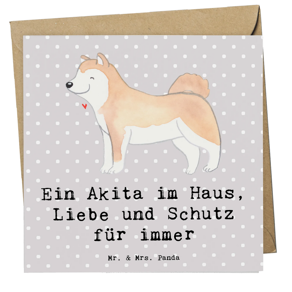 Deluxe Karte Akita Inu Liebe Karte, Grußkarte, Klappkarte, Einladungskarte, Glückwunschkarte, Hochzeitskarte, Geburtstagskarte, Hochwertige Grußkarte, Hochwertige Klappkarte, Hund, Hunderasse, Rassehund, Hundebesitzer, Geschenk, Tierfreund, Schenken, Welpe