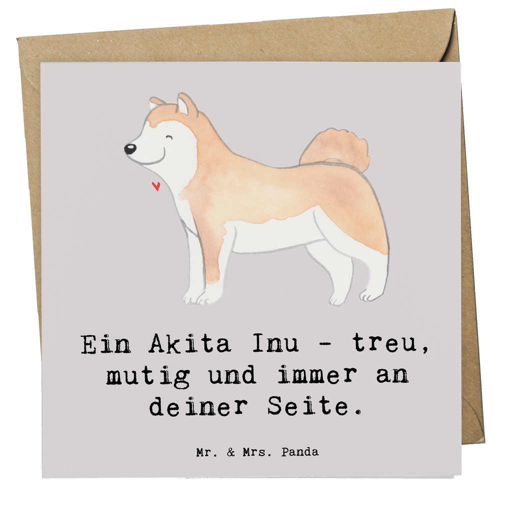 Deluxe Karte Akita Inu Freund Karte, Grußkarte, Klappkarte, Einladungskarte, Glückwunschkarte, Hochzeitskarte, Geburtstagskarte, Hochwertige Grußkarte, Hochwertige Klappkarte, Hund, Hunderasse, Rassehund, Hundebesitzer, Geschenk, Tierfreund, Schenken, Welpe