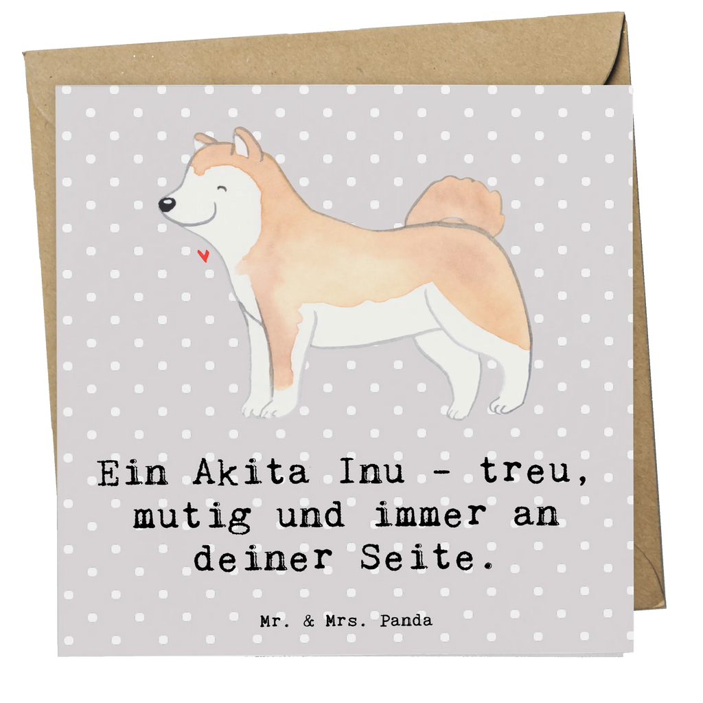 Deluxe Karte Akita Inu Freund Karte, Grußkarte, Klappkarte, Einladungskarte, Glückwunschkarte, Hochzeitskarte, Geburtstagskarte, Hochwertige Grußkarte, Hochwertige Klappkarte, Hund, Hunderasse, Rassehund, Hundebesitzer, Geschenk, Tierfreund, Schenken, Welpe