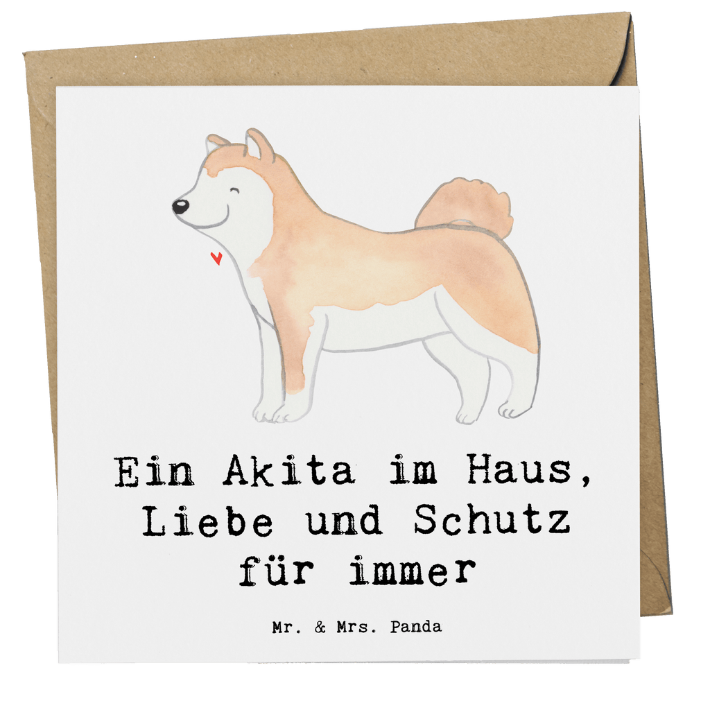 Deluxe Karte Akita Inu Liebe Karte, Grußkarte, Klappkarte, Einladungskarte, Glückwunschkarte, Hochzeitskarte, Geburtstagskarte, Hochwertige Grußkarte, Hochwertige Klappkarte, Hund, Hunderasse, Rassehund, Hundebesitzer, Geschenk, Tierfreund, Schenken, Welpe