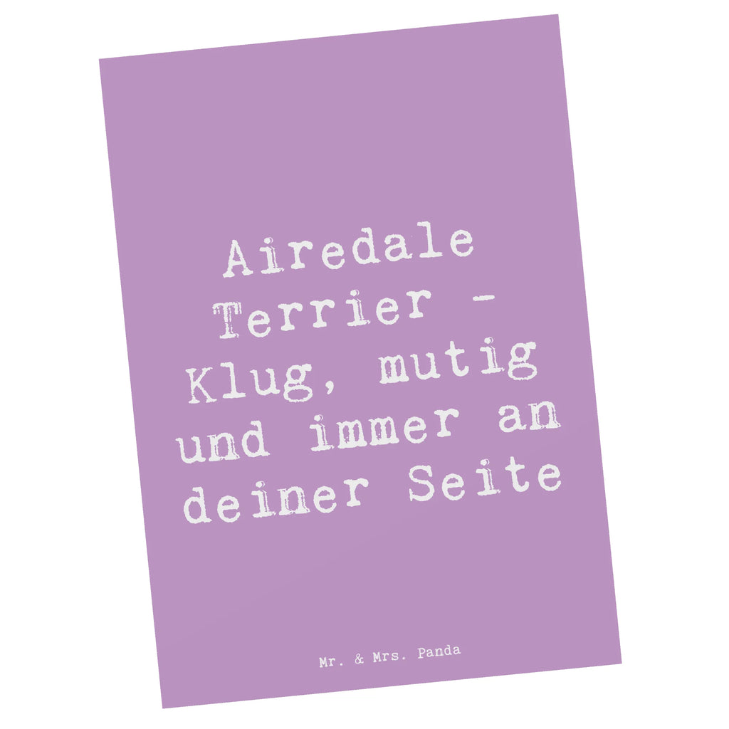 Postkarte Spruch Airedale Terrier Postkarte, Karte, Geschenkkarte, Grußkarte, Einladung, Ansichtskarte, Geburtstagskarte, Einladungskarte, Dankeskarte, Ansichtskarten, Einladung Geburtstag, Einladungskarten Geburtstag, Hund, Hunderasse, Rassehund, Hundebesitzer, Geschenk, Tierfreund, Schenken, Welpe