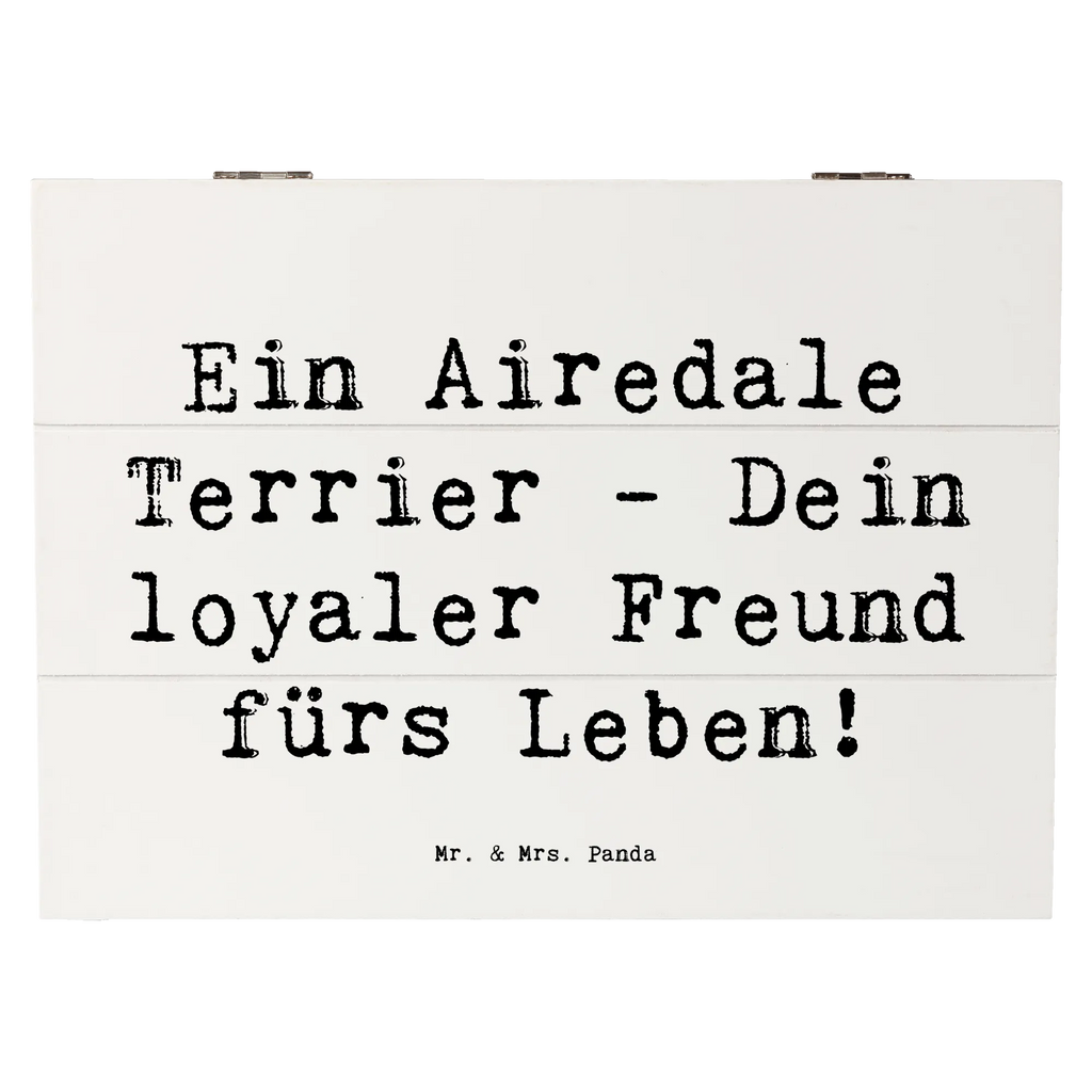 Holzkiste Spruch Airedale Terrier Holzkiste, Kiste, Schatzkiste, Truhe, Schatulle, XXL, Erinnerungsbox, Erinnerungskiste, Dekokiste, Aufbewahrungsbox, Geschenkbox, Geschenkdose, Hund, Hunderasse, Rassehund, Hundebesitzer, Geschenk, Tierfreund, Schenken, Welpe