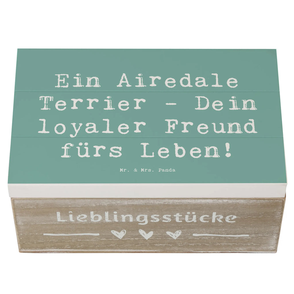 Holzkiste Spruch Airedale Terrier Holzkiste, Kiste, Schatzkiste, Truhe, Schatulle, XXL, Erinnerungsbox, Erinnerungskiste, Dekokiste, Aufbewahrungsbox, Geschenkbox, Geschenkdose, Hund, Hunderasse, Rassehund, Hundebesitzer, Geschenk, Tierfreund, Schenken, Welpe